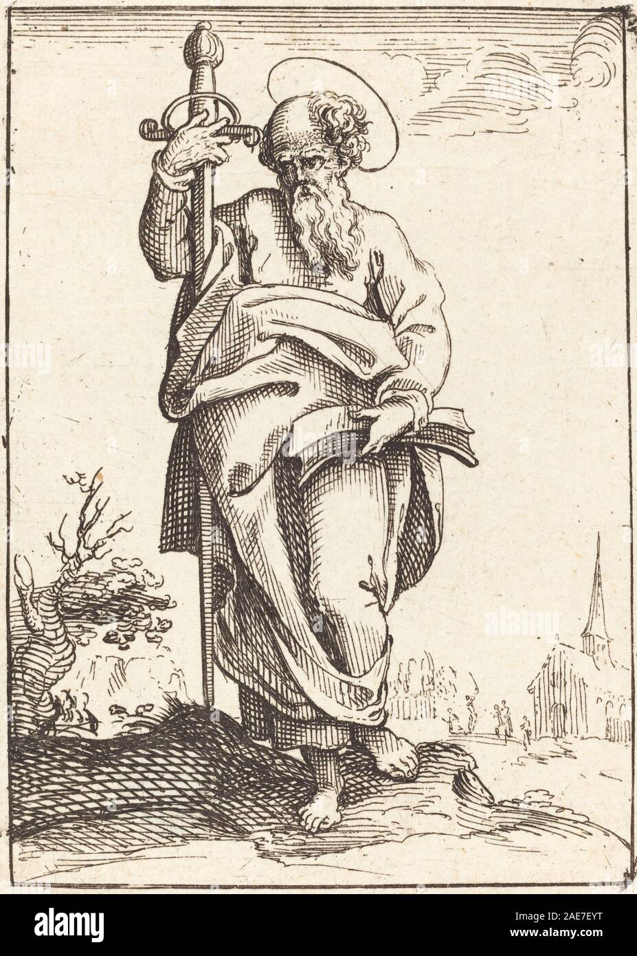 Saint Paul après Jacques Callot, Saint Paul Banque D'Images