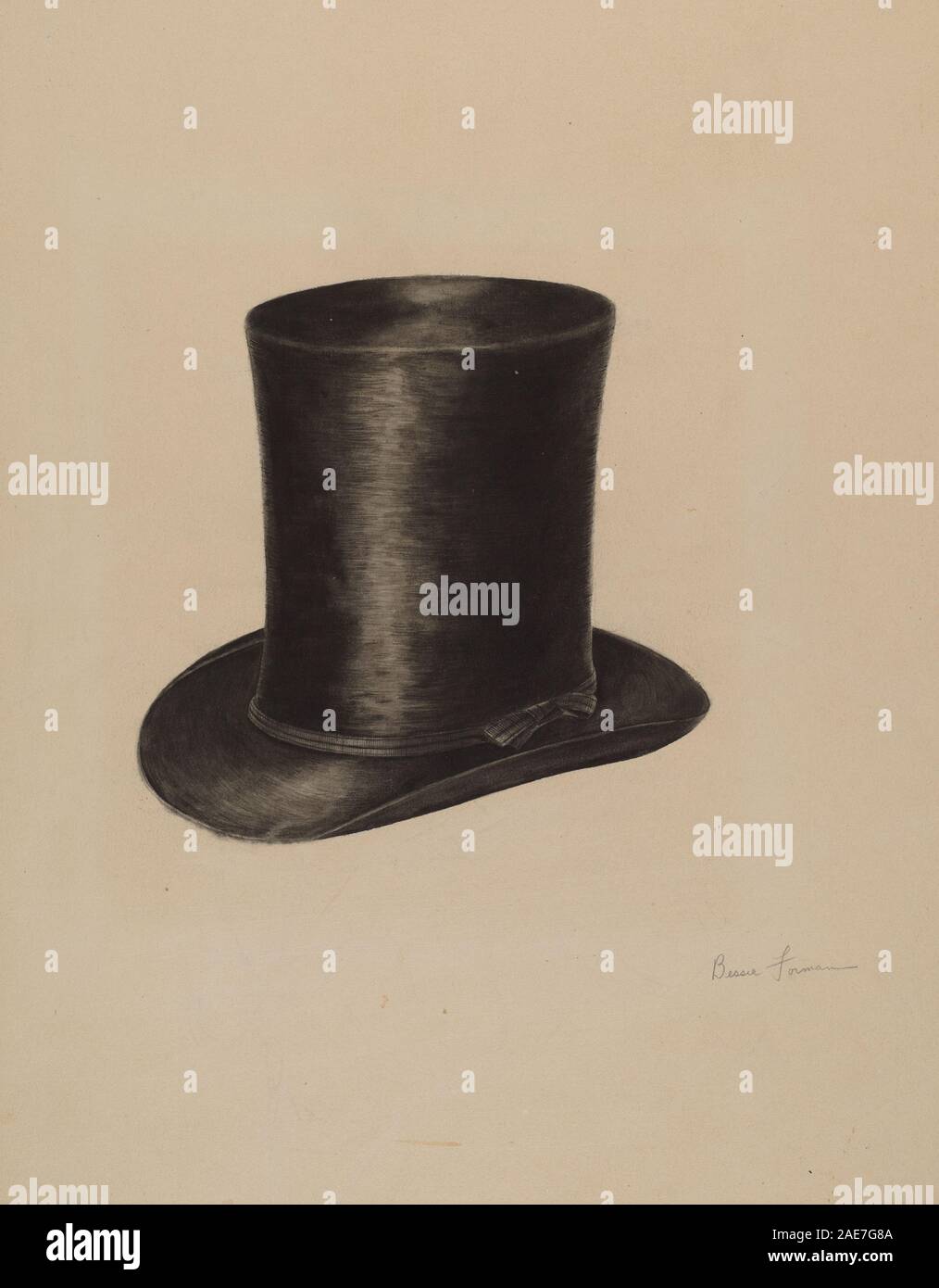 Man's Hat ; 1935/1942 Bessie Forman, Man's Hat, 1935-1942 Banque D'Images