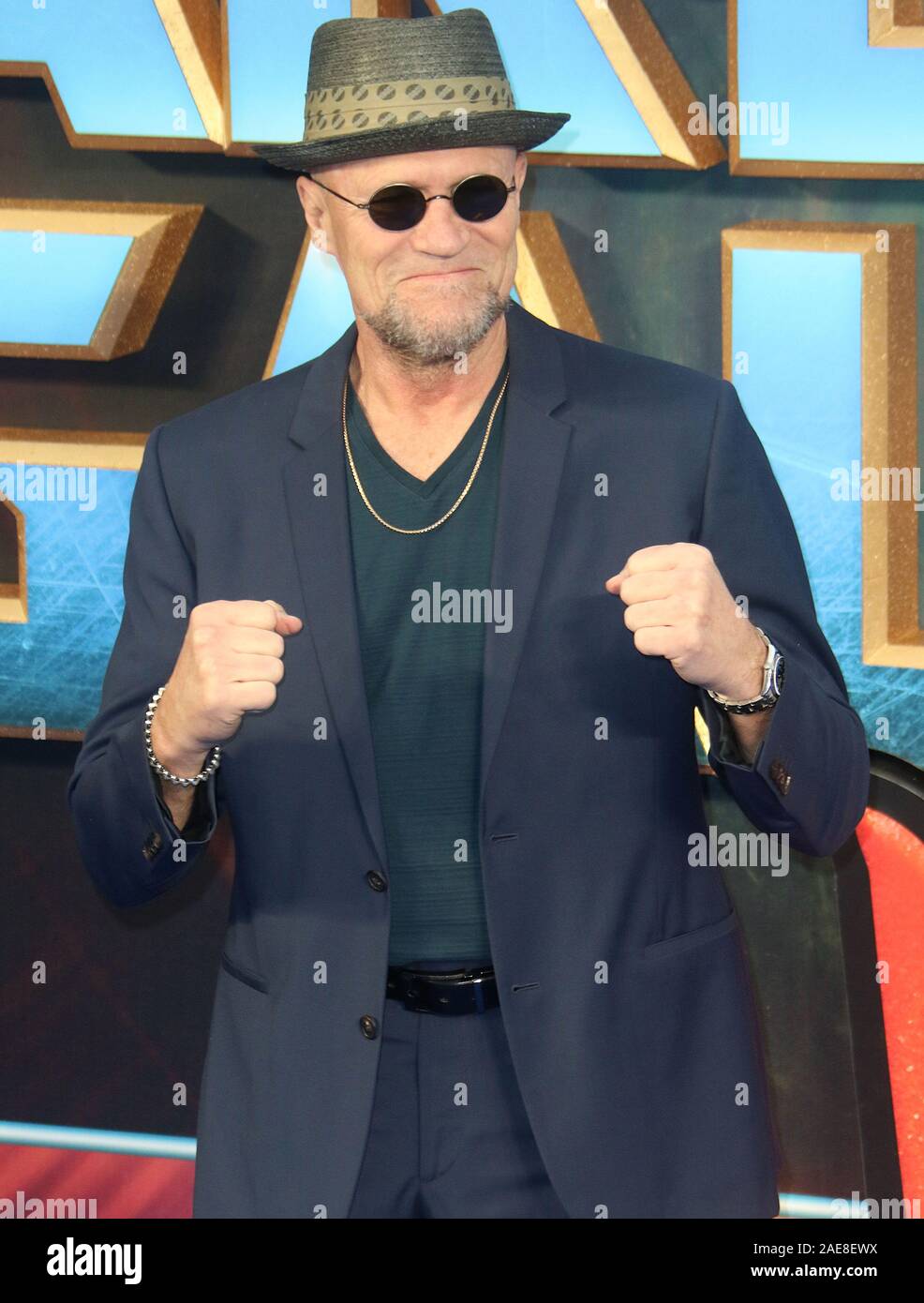 Apr 24, 2017 - Londres, Angleterre, Royaume-Uni - 'gardiens de la Galaxie Vol. 2' - Projection de Gala européen, Eventim Apollo - La photo montre des arrivées : Mic Banque D'Images