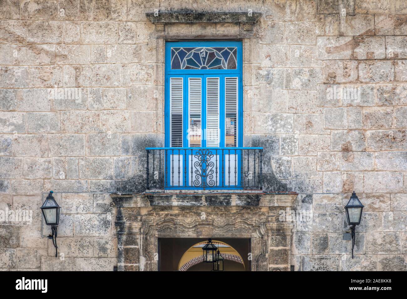 La Catedral de La Habana, Habana Vieja, Cuba, l'Amérique du Nord Banque D'Images