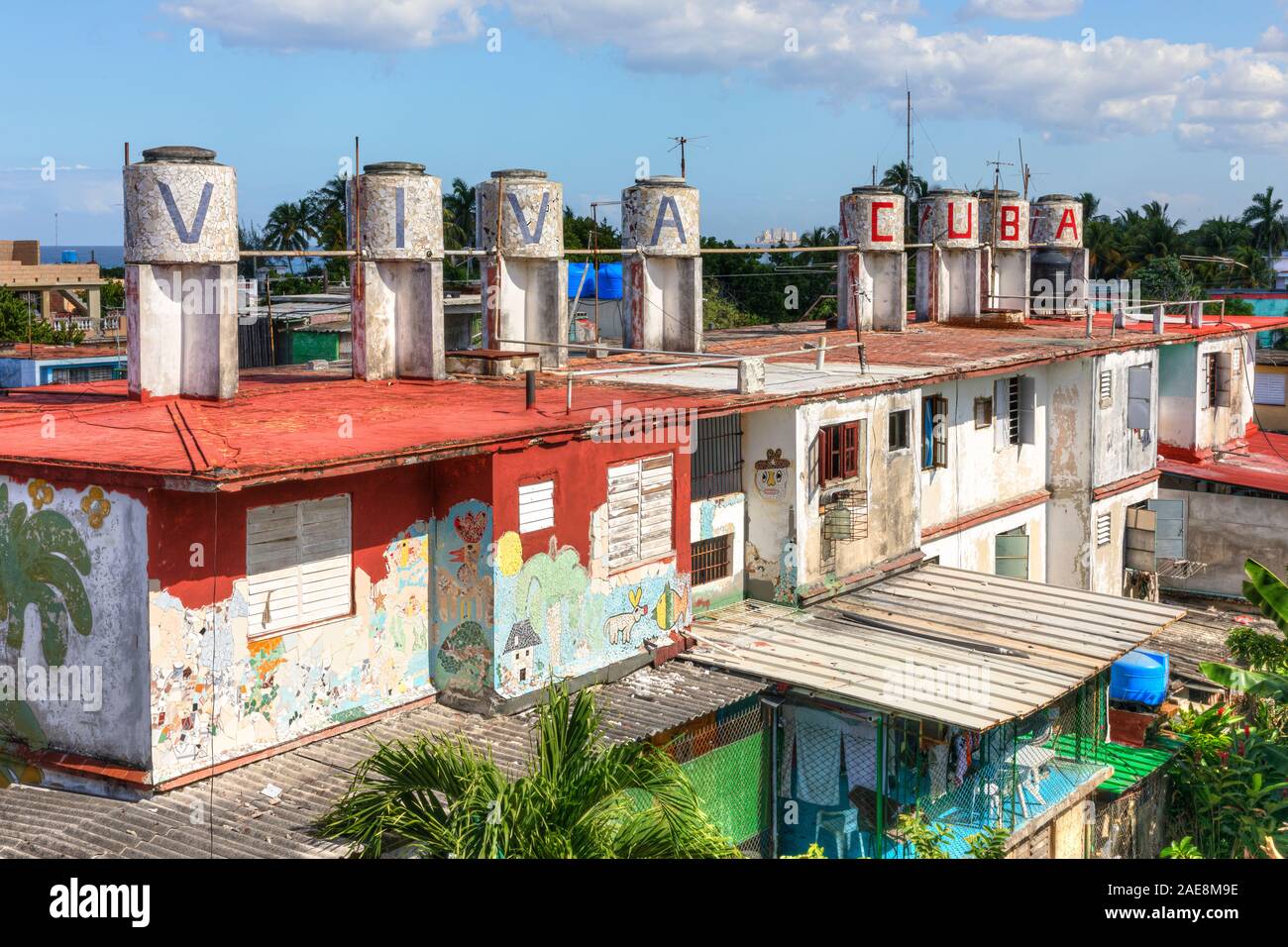 Fusterlandia, La Havane, Cuba, Amérique du Nord Banque D'Images