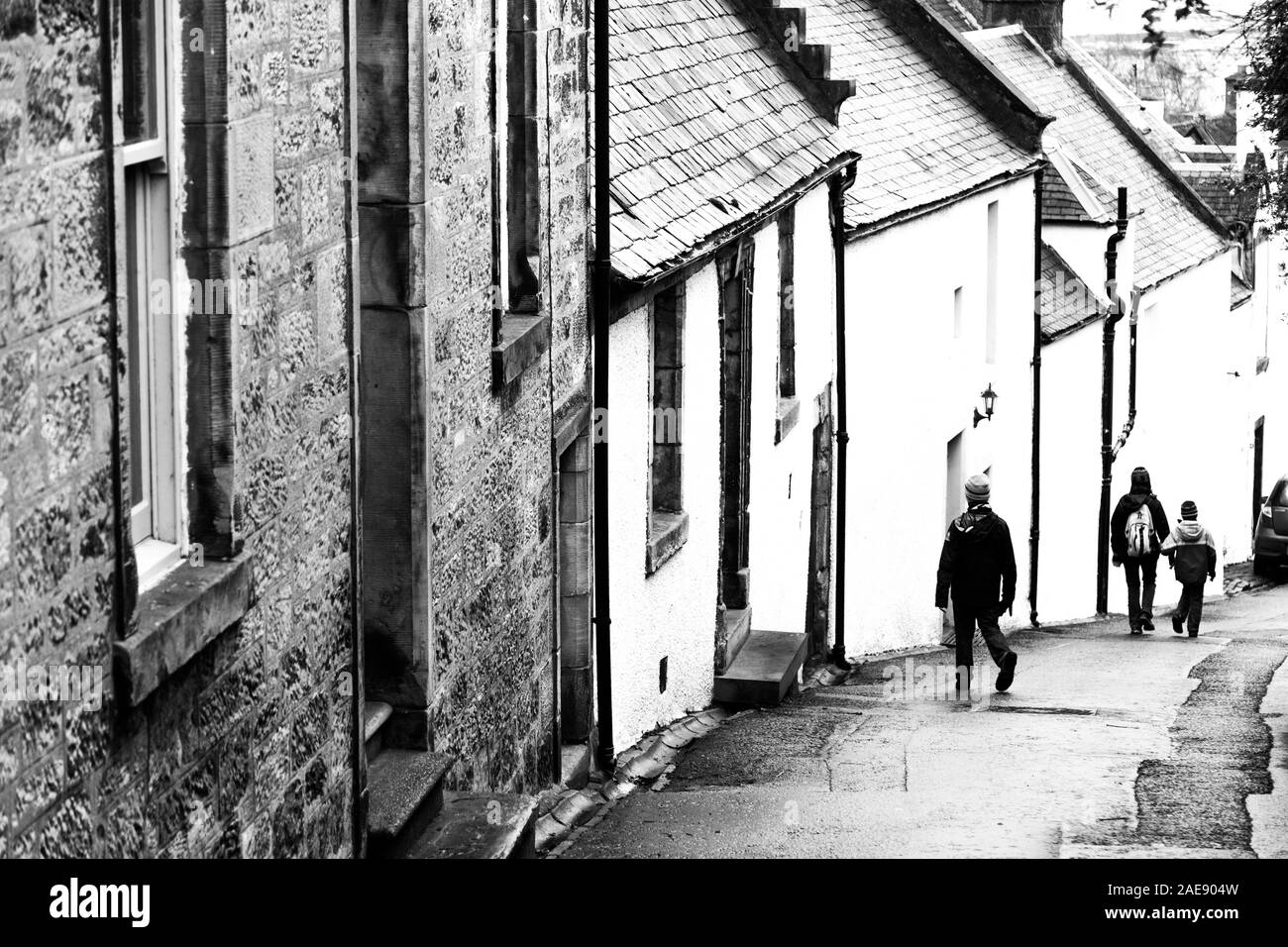 Villes écossaises, des paysages, des rues, de l'automne voyage à travers l'Écosse, Royaume-Uni. St Andrews, Edimbourg, Aberdeen, Culross. Banque D'Images