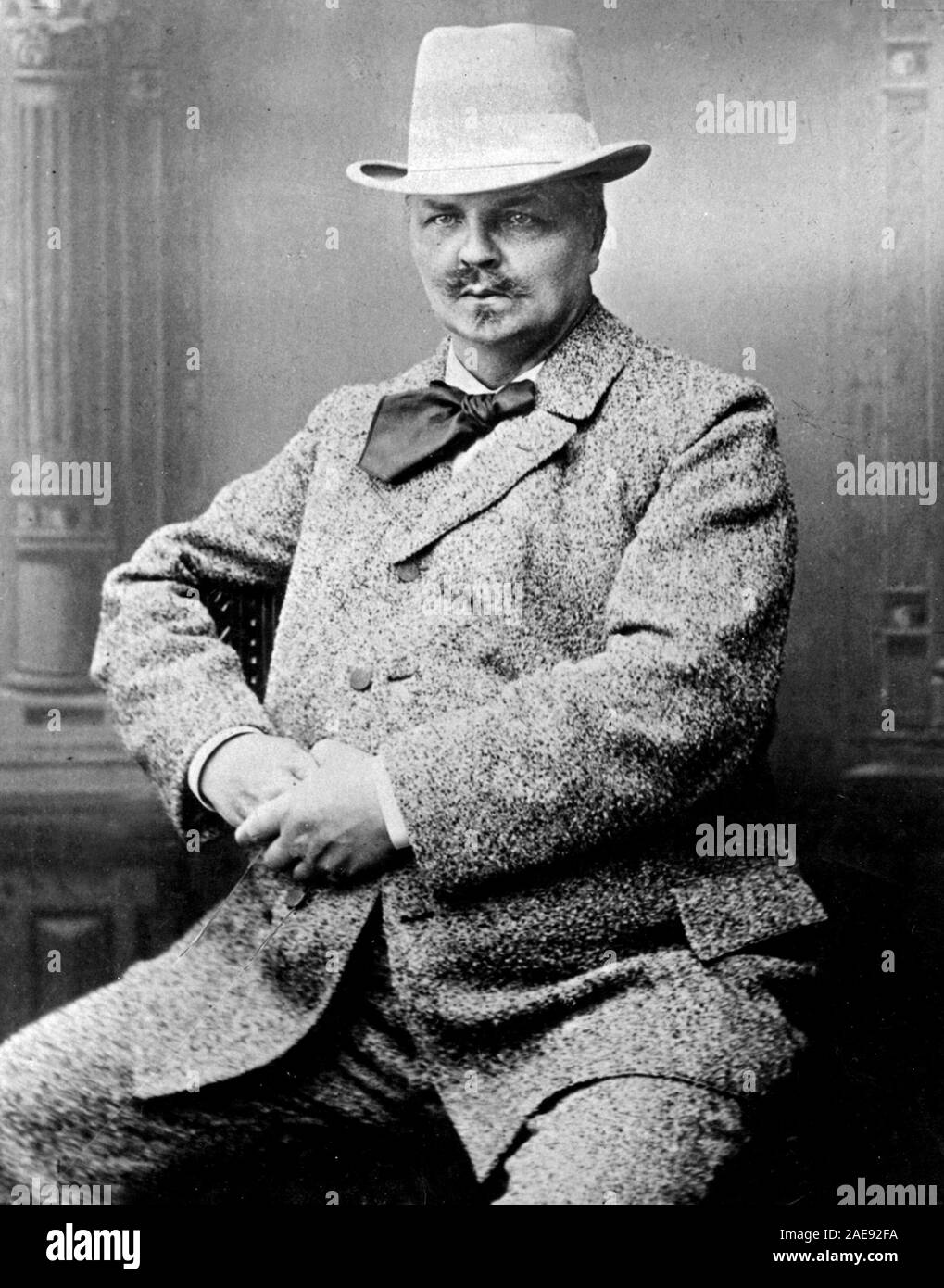 August Strindberg, Johan August Strindberg (1849 - 1912) Swedish dramaturge, romancier, poète, essayiste et peintre. Banque D'Images