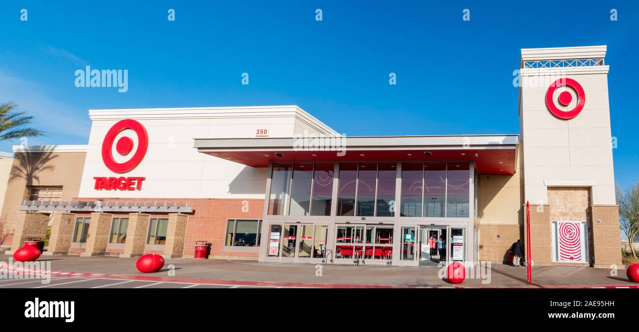 Henderson, DEC 6 : Vue extérieure de la célèbre société cible le déc 6, 2019 à Henderson, Nevada Banque D'Images