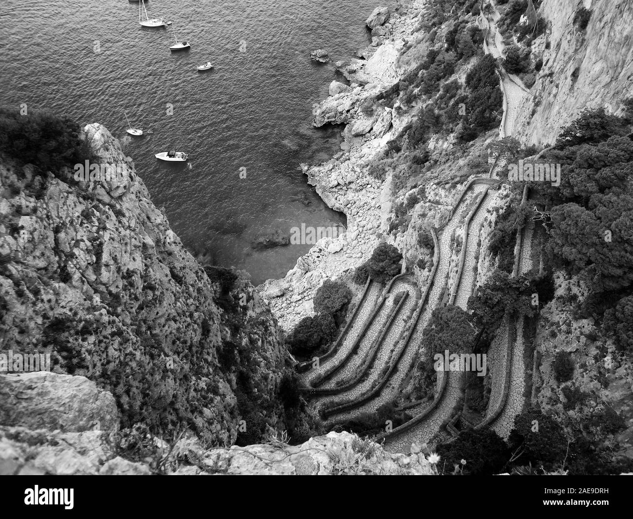 L'île de Capri, Italie Banque D'Images