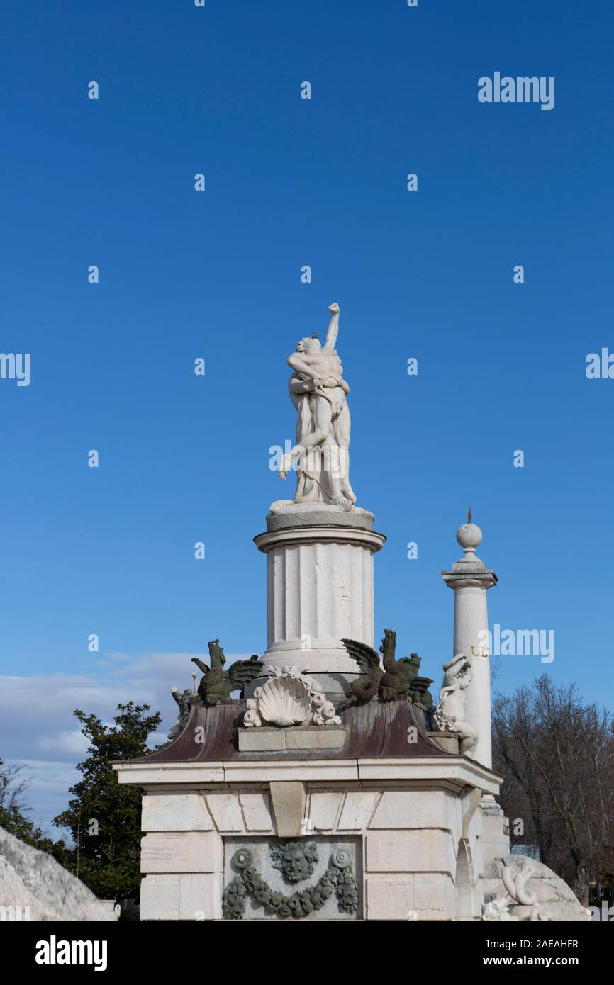 Aranjuez, Espagne,1,2018 ; le Palais Royal d'Aranjuez est l'une des résidences de la famille royale espagnole. Banque D'Images