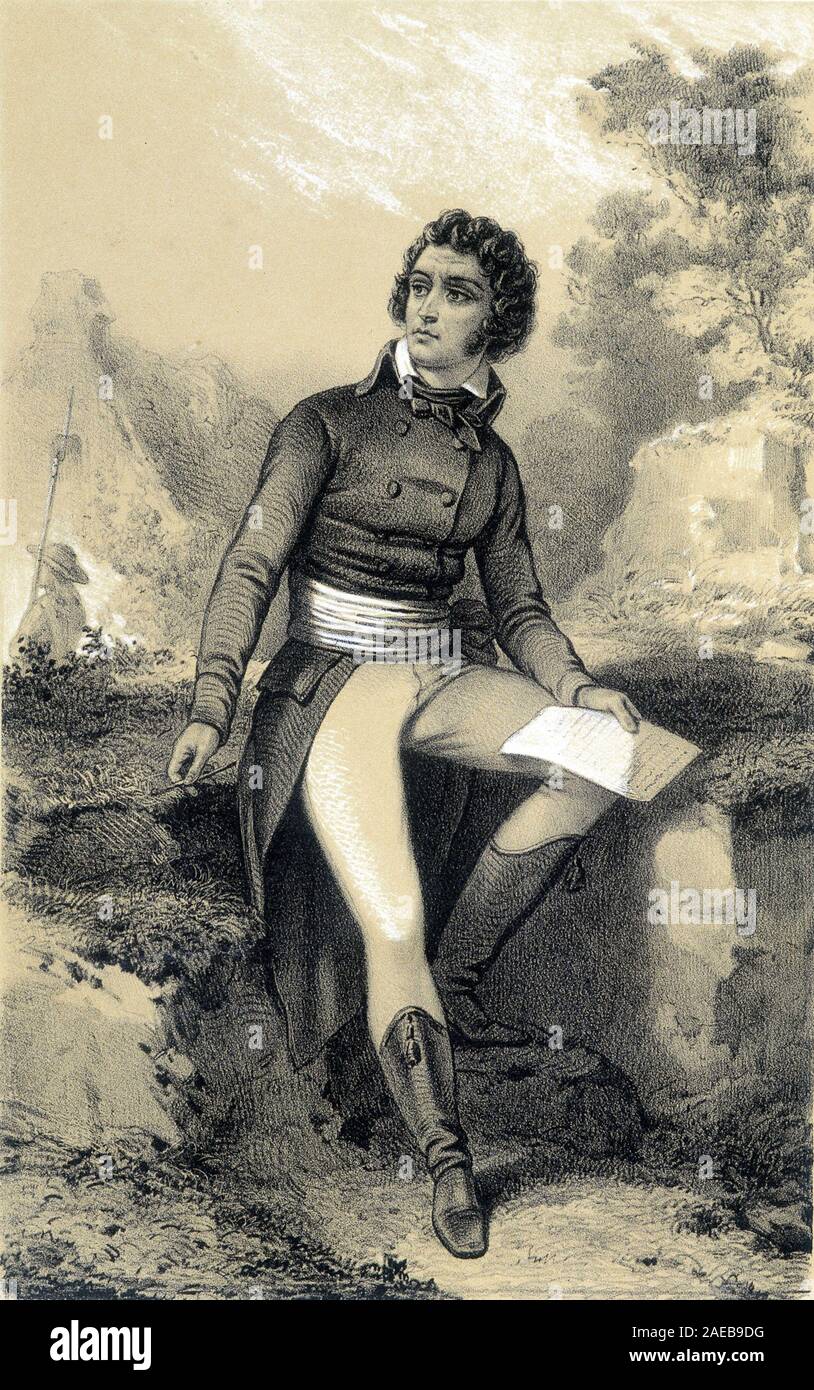 Puisaye - dans 'Galerie historique de la Révolution française de Albert Maurin, 1843 Banque D'Images