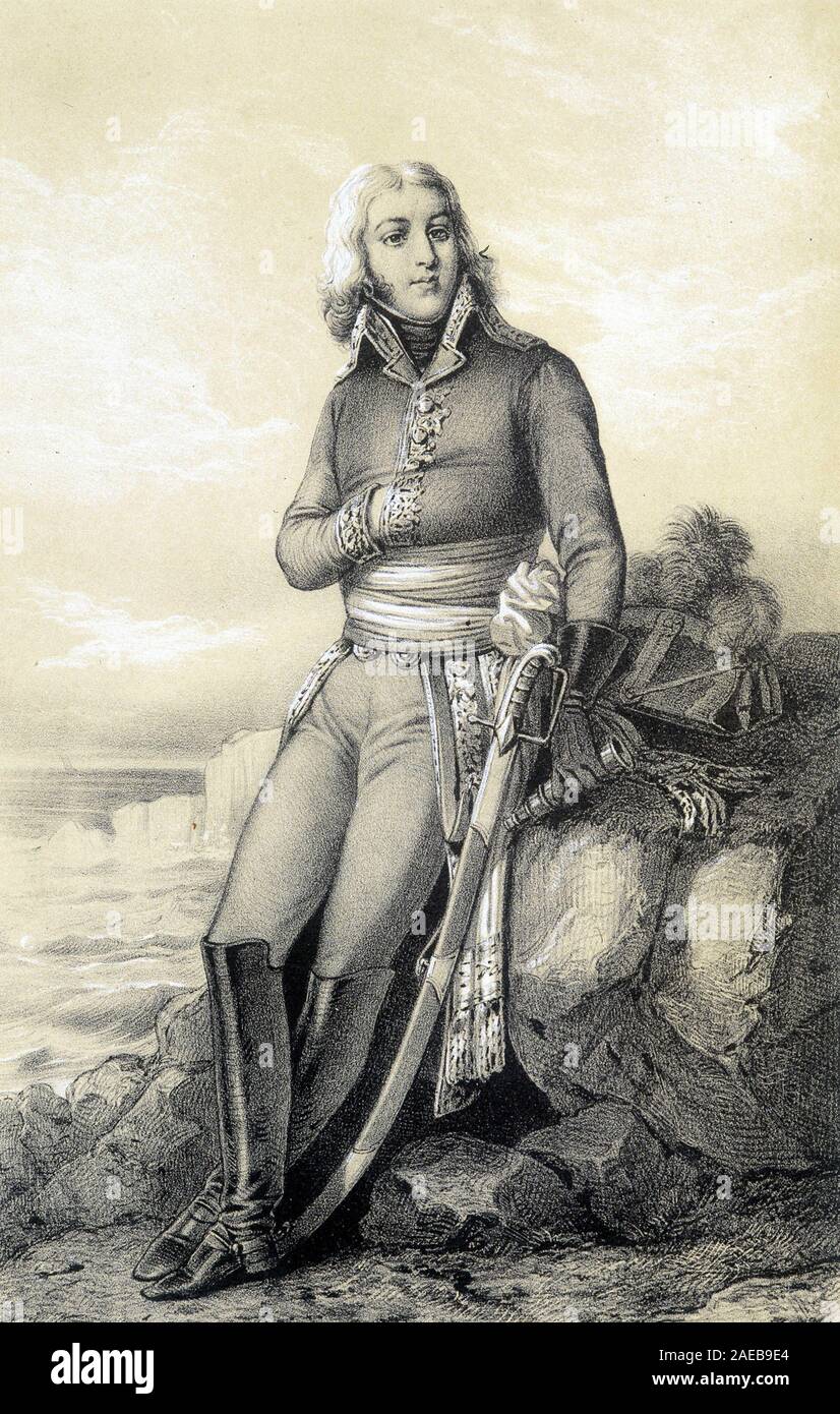 Hoche - dans 'Galerie historique de la Révolution française de Albert Maurin, 1843 Banque D'Images
