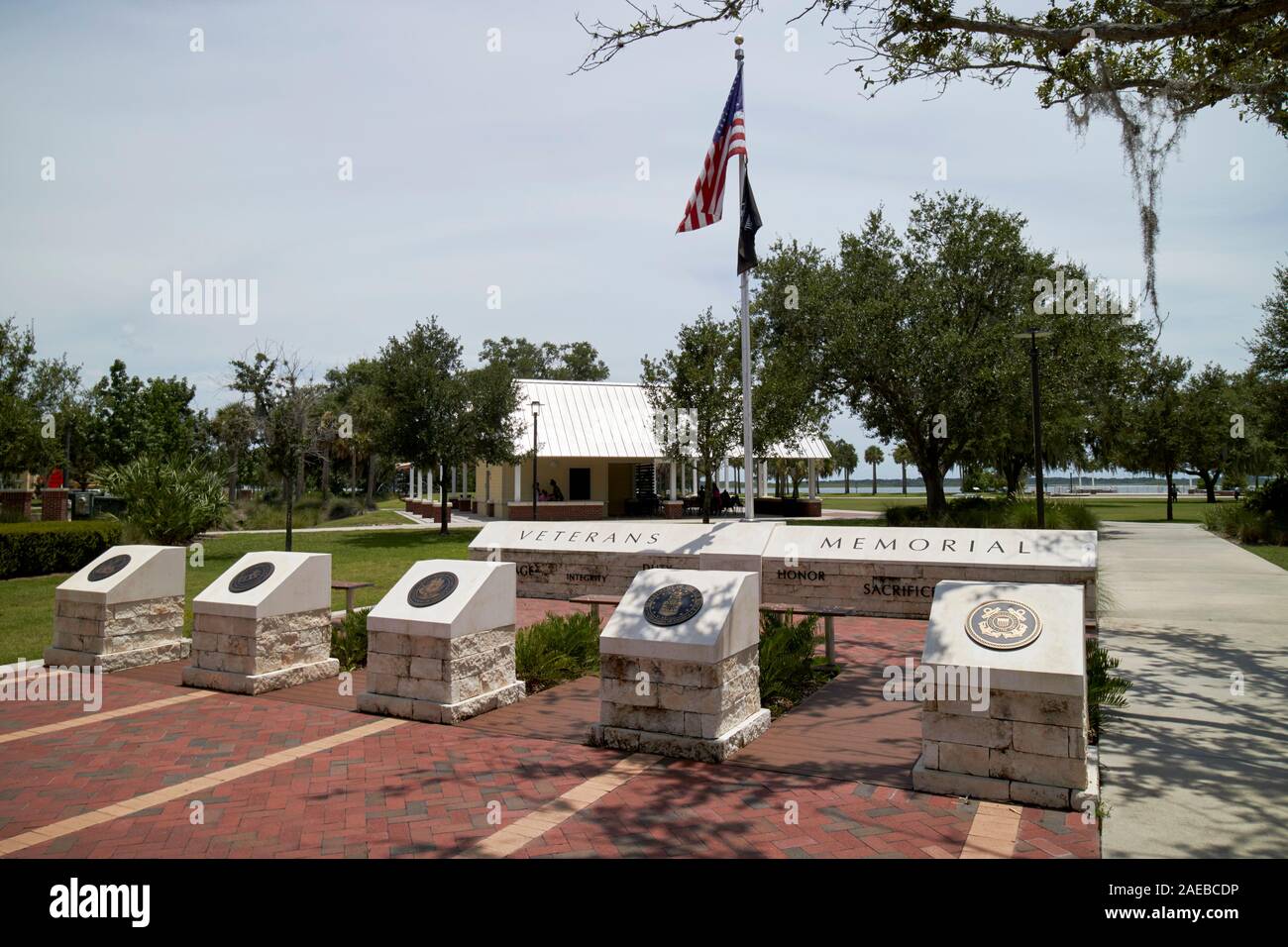 Veterans Memorial memorial park kissimmee florida usa Banque D'Images