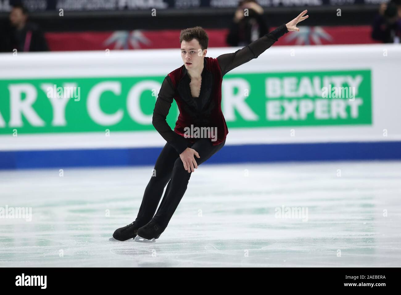 La Russie Dmitri Aliev lors de la 2019 ISU Grand Prix of Figure Skating Final Men's pratique au Palavela de Turin, Italie, le 5 décembre 2019. (Photo de bla) Banque D'Images