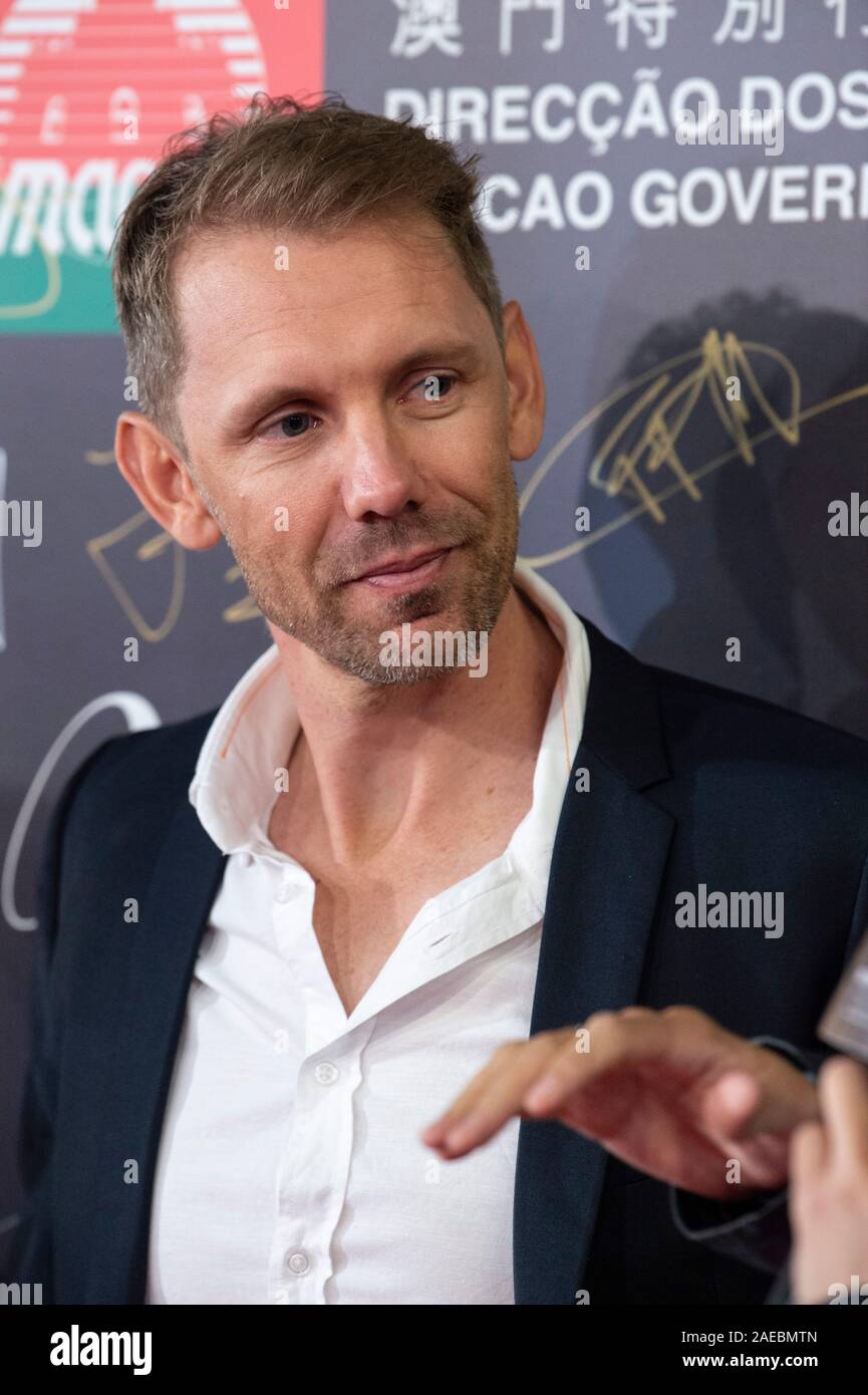 Macao, Chine. Le 08 mai 2019. La 4e International Film Festival et Prix 2019 Macao (IFFAM) Jour 4. Tapis rouge pour le film australien, la flottabilité,directeur,Rodd Rathjen. Credit : HKPhotoNews/Alamy Live News Banque D'Images