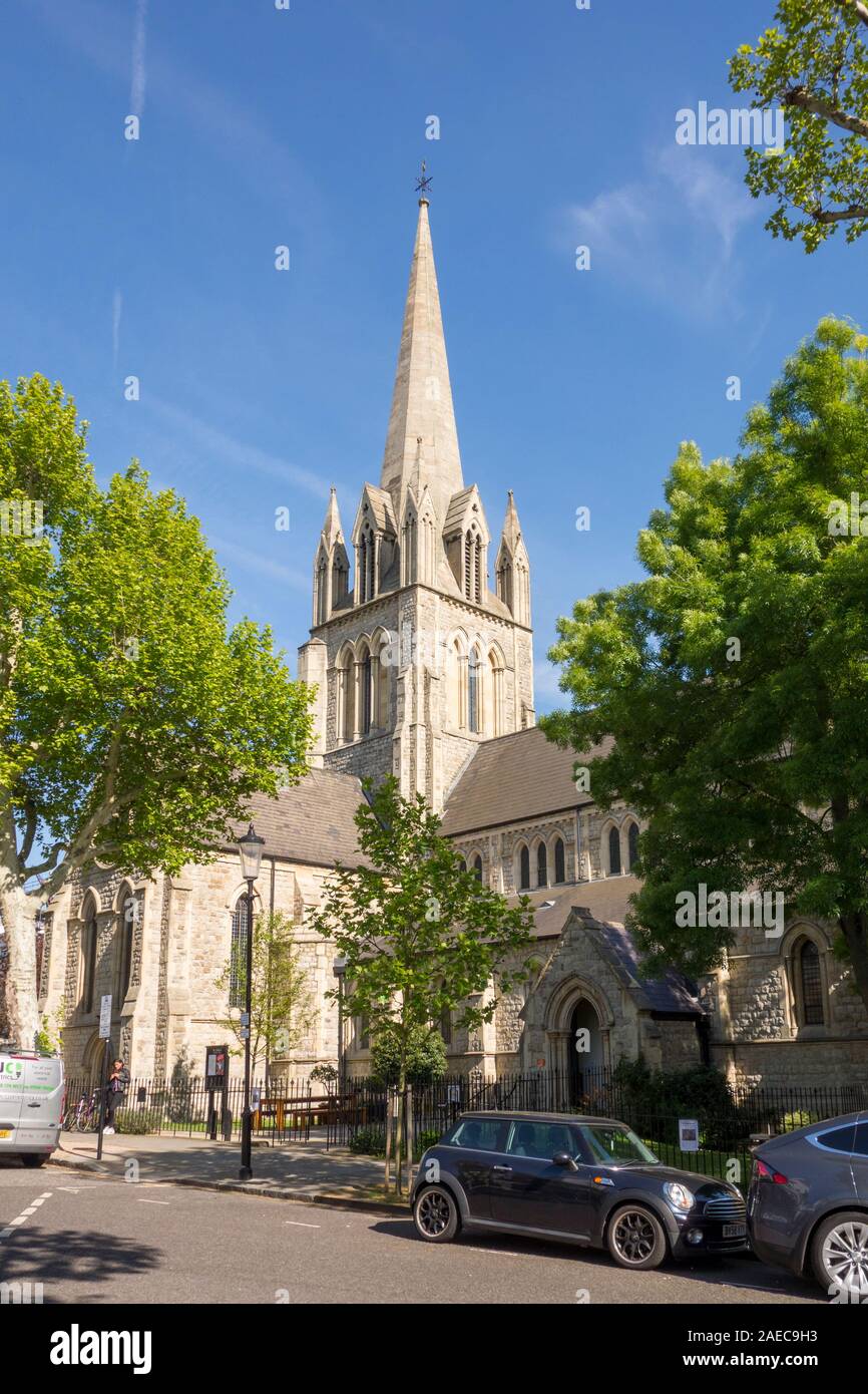 Église St Johns, Lansdowne Crescent, Notting Hill, Londres, Royaume-Uni Banque D'Images