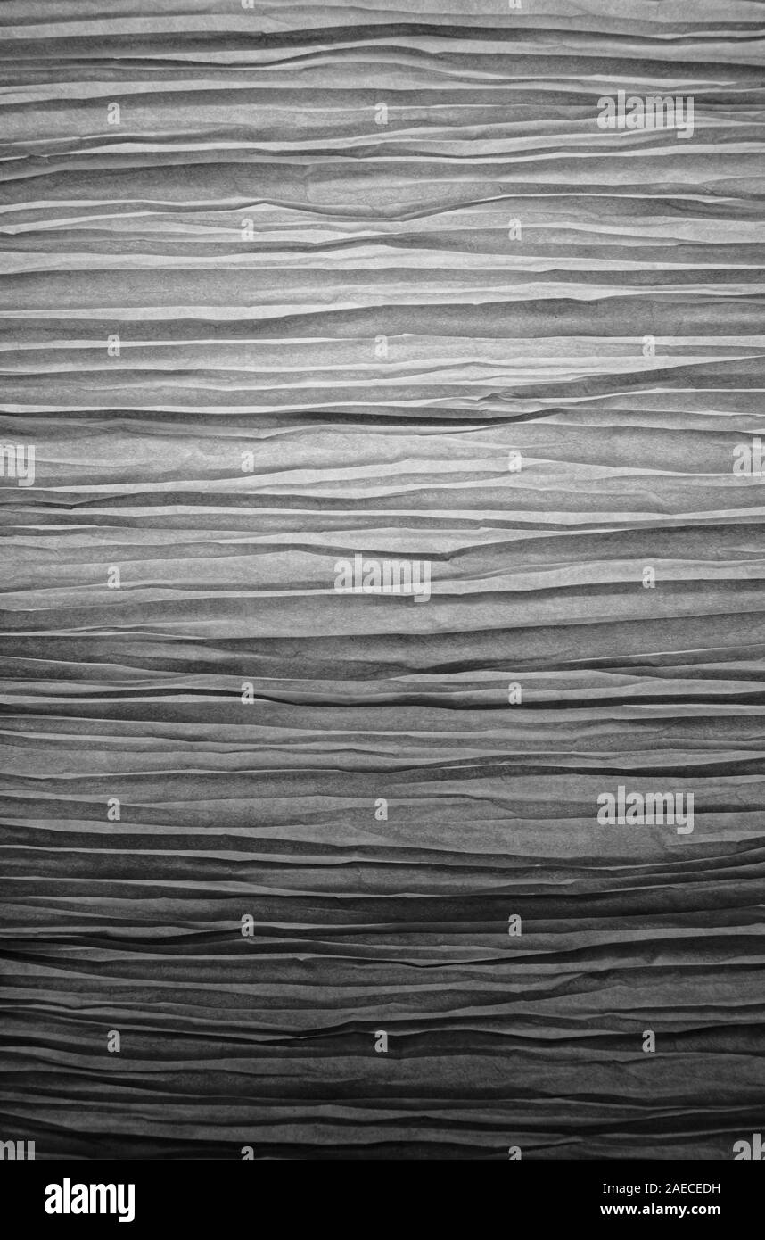 Close-up of a froissé papier rétroéclairé et abat-jour en noir et blanc. La  haute résolution full frame background Photo Stock - Alamy