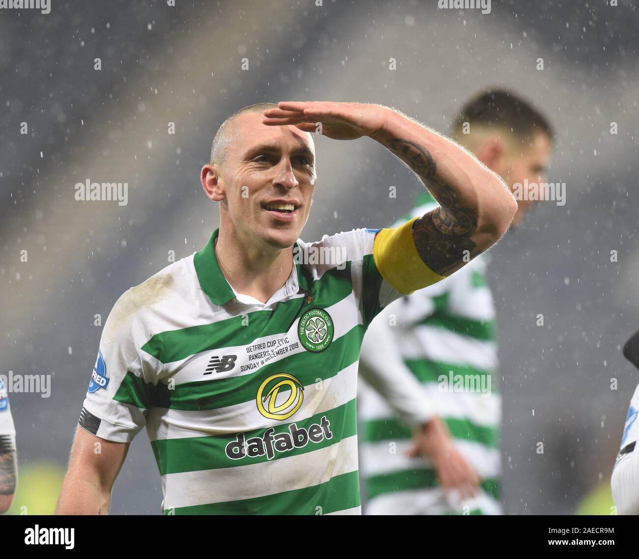 Hampden Park, Glasgow. Ecosse.fr.8e Dec 2019. Celtic vs Rangers. Betfred, Écossais finale de Coupe de Ligue. Le Capitaine Scott Brown celtique Crédit : eric mccowat/Alamy Live News Banque D'Images