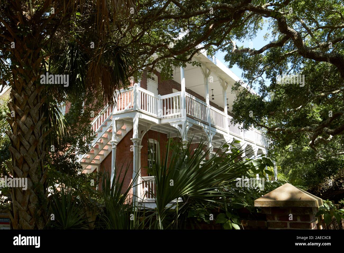 Saint Augustin les gardiens de phares chambre floride usa Banque D'Images