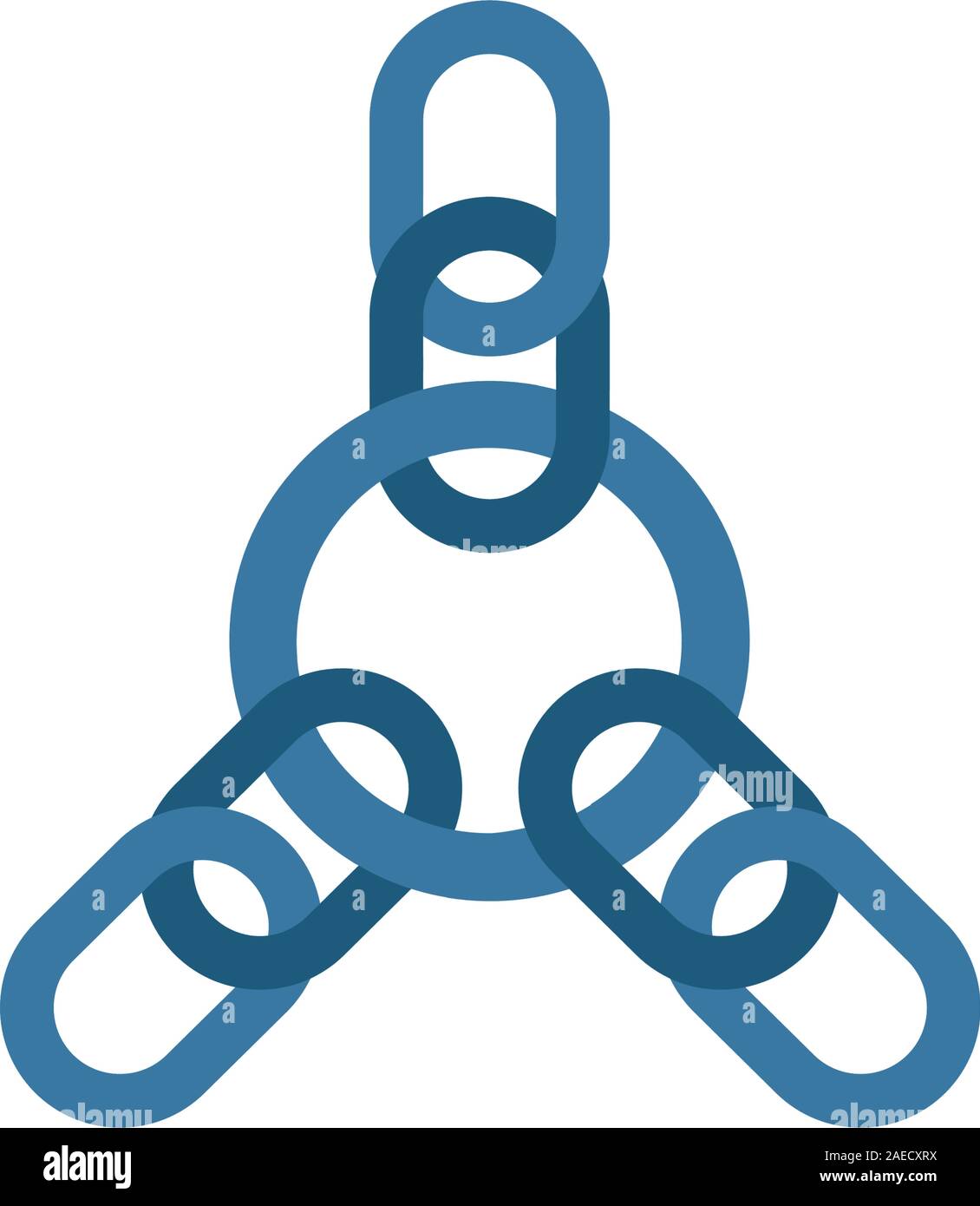 Cross Linking icône. Élément simple d'icônes seo collection. L'icône de création d'interface utilisateur Cross Linking, ux, apps, logiciels et des infographies Illustration de Vecteur