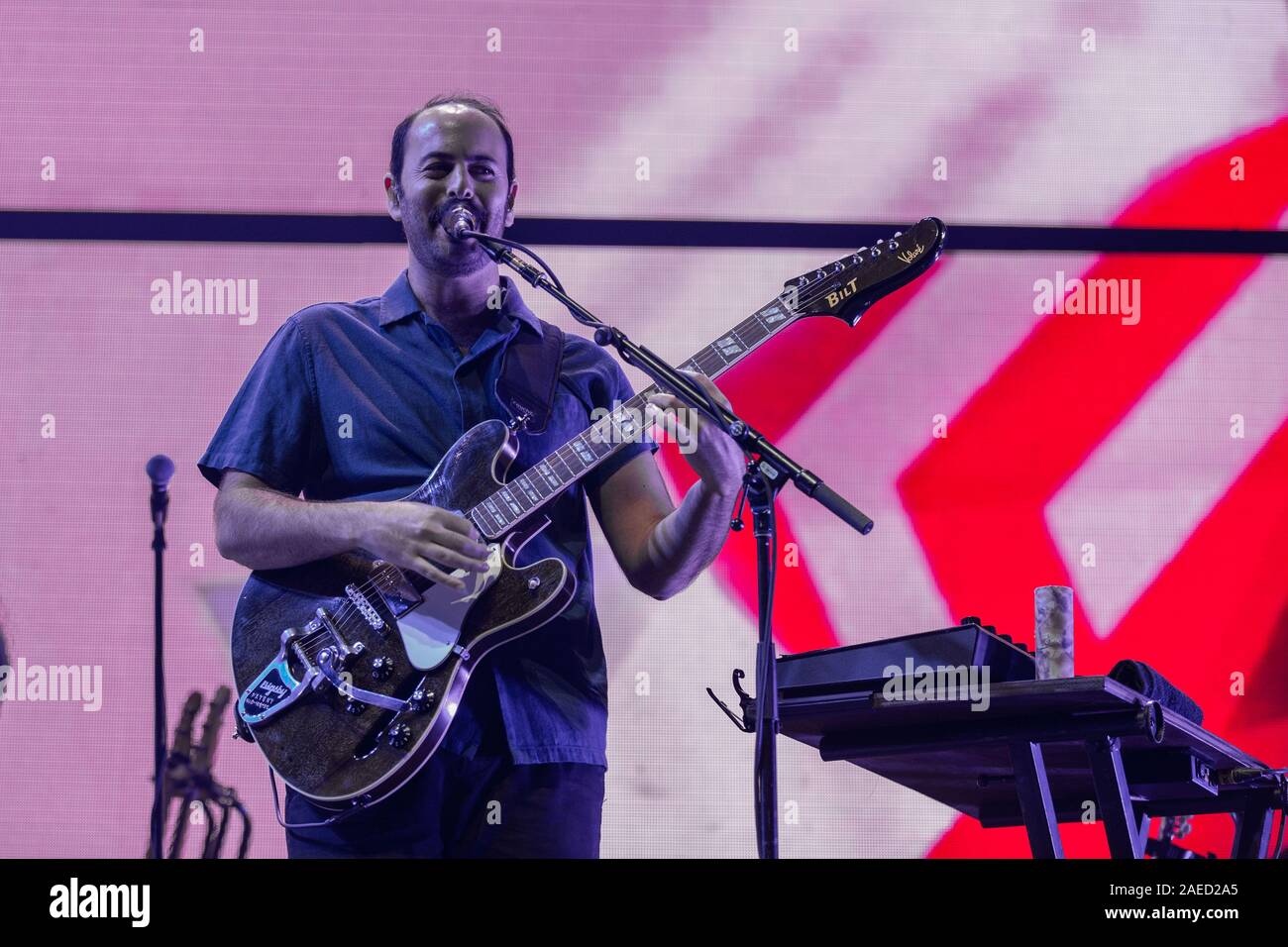 Le 7 décembre 2019, Anaheim, Californie, États-Unis : ERIC CANNATA de jeunes le géant au cours de l'Absolut KROQ Acoustic presque concert de Noël à Honda Center d'Anaheim, Californie (crédit Image : © Daniel DeSlover/Zuma sur le fil) Banque D'Images