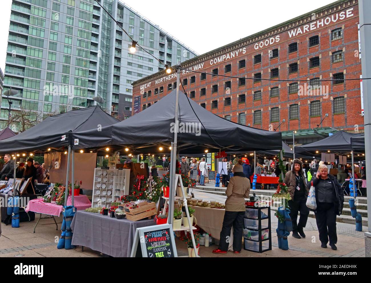 Great Northern, Makers Market, Premier dimanche du mois, Deansgate,Manchester,Nord-Ouest,Angleterre,Royaume-Uni,M3 4EE Banque D'Images