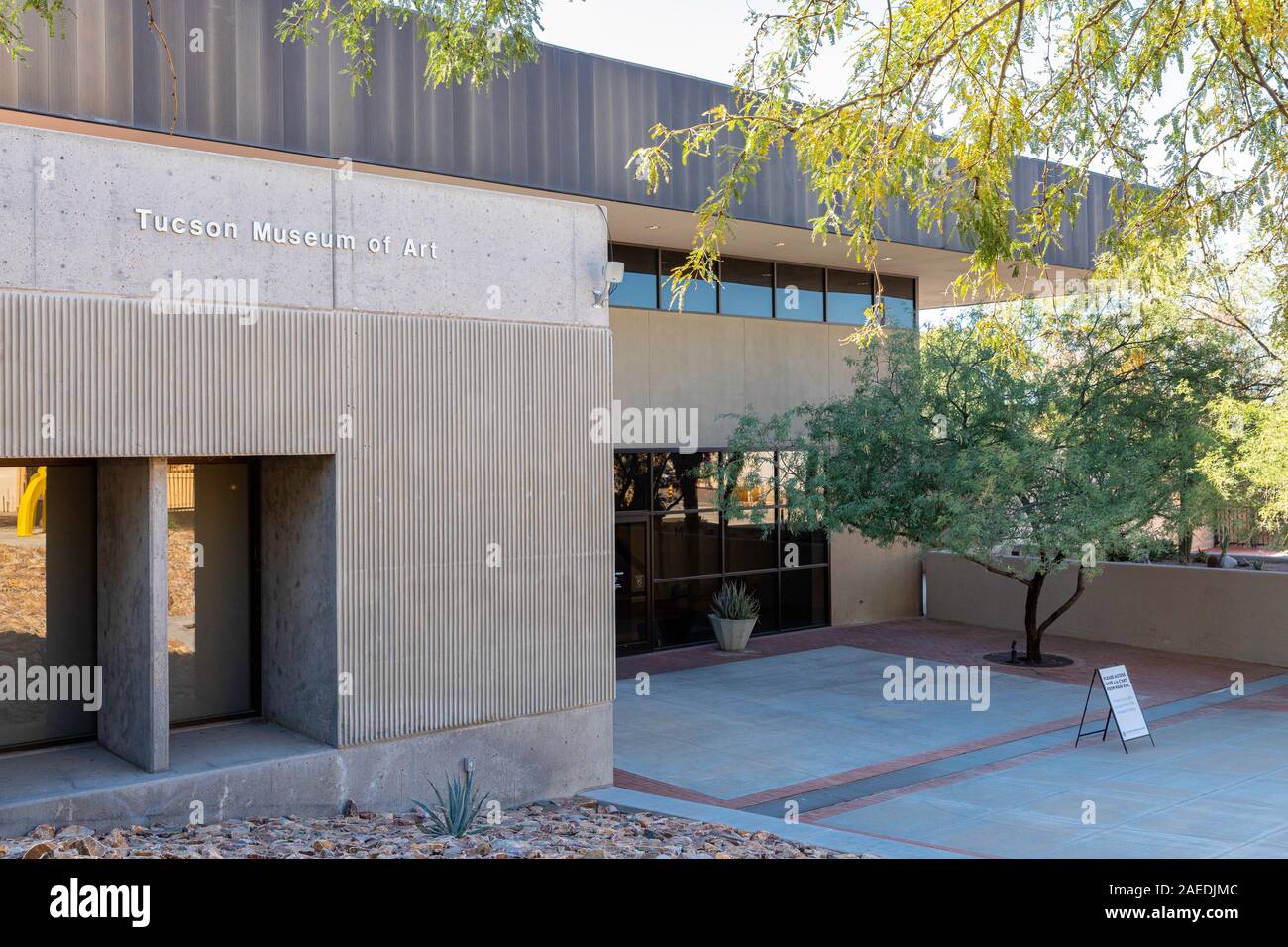 Musée d'Art de Tucson, Tucson, Arizona Banque D'Images