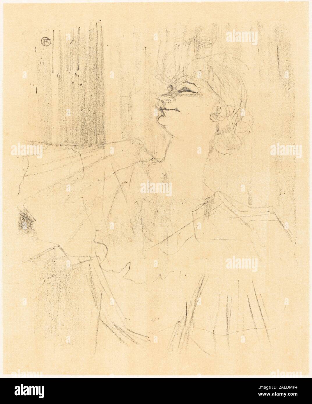 Henri de Toulouse-Lautrec, à Ménilmontant de Bruant (A Ménilmontant, de Bruant), 1898 à Ménilmontant de Bruant (A Ménilmontant, de Bruant) date de 1898 ; Banque D'Images