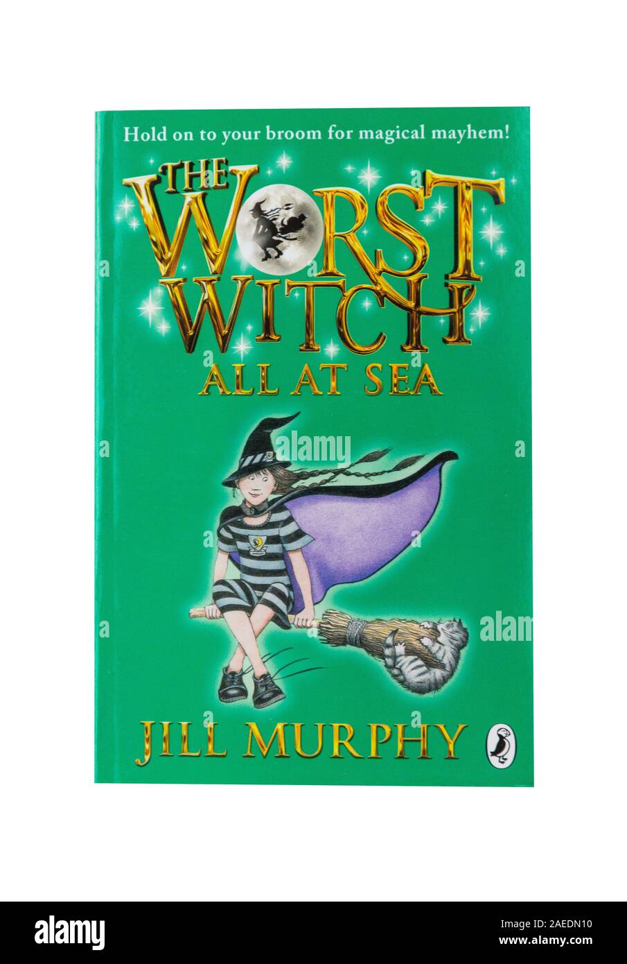 "La pire sorcière tout en mer" le livre d'enfants de Jill Murphy, Greater London, Angleterre, Royaume-Uni Banque D'Images