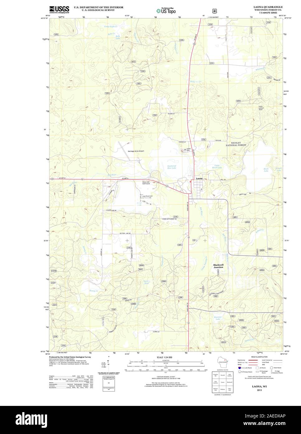 Laona wi Banque de photographies et d’images à haute résolution Alamy