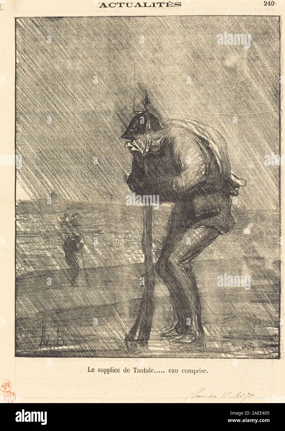 Que Signifie Un Supplice De Tantale Honoré Daumier, le supplice de Tantale eau comprennent, 1870 Le supplice de  Tantale... eau comprennent ; date de 1870 Photo Stock - Alamy