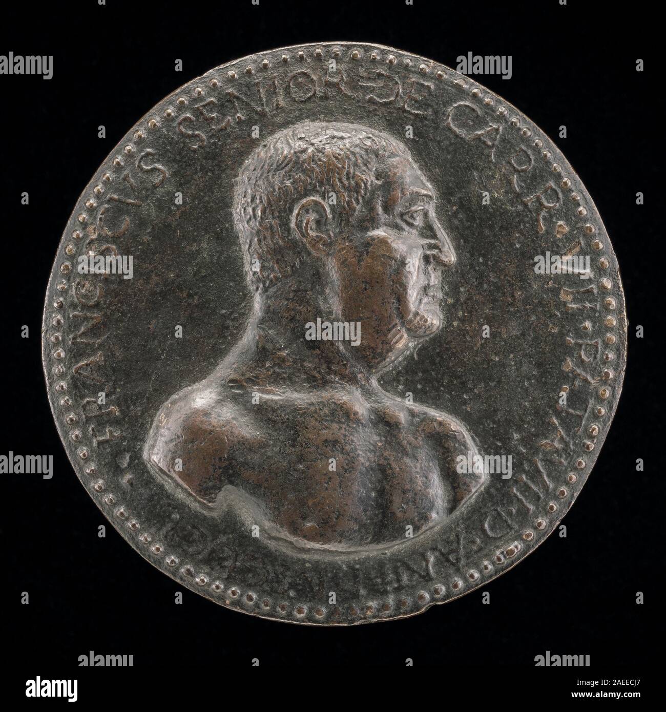 15ème siècle italien, Francesco I de Carrare, 15e siècle Francesco I de Carrara ; date du 15e siècle Banque D'Images