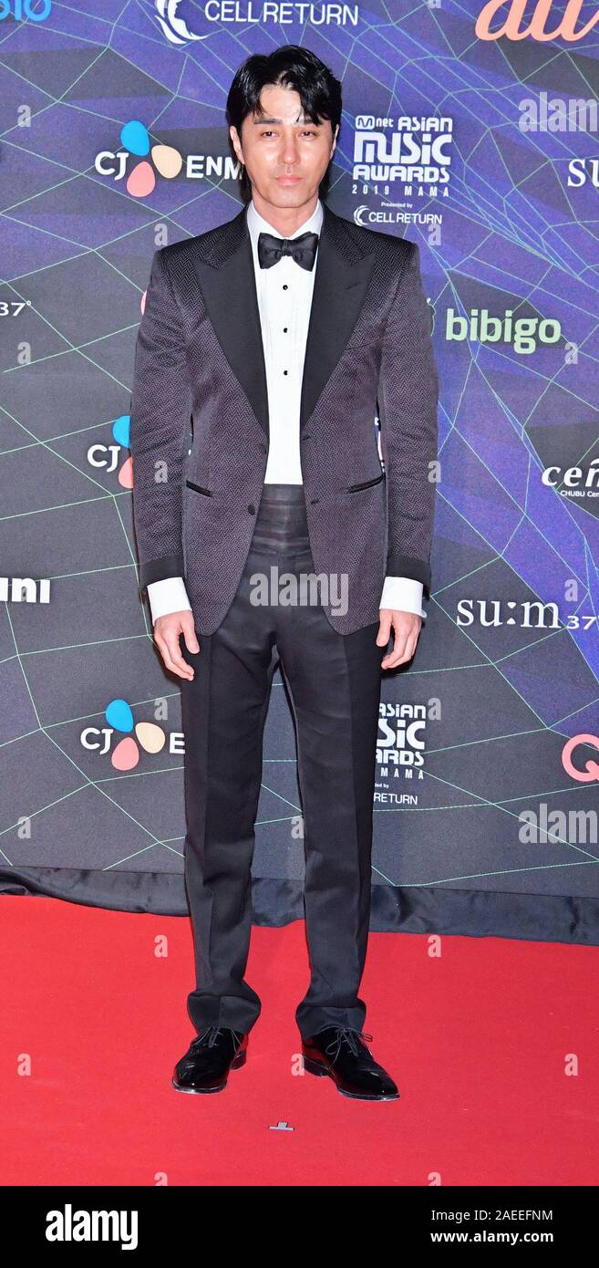 L'acteur sud-coréen Cha Seung-won assiste à la photo au cours de l'appel 2019 MAMA(Mnet Asian Music Awards) à la Nagoya Dome à Nagoya, Japon, Aichi-Prefecture le 4 décembre 2019. Credit : AFLO/Alamy Live News Banque D'Images