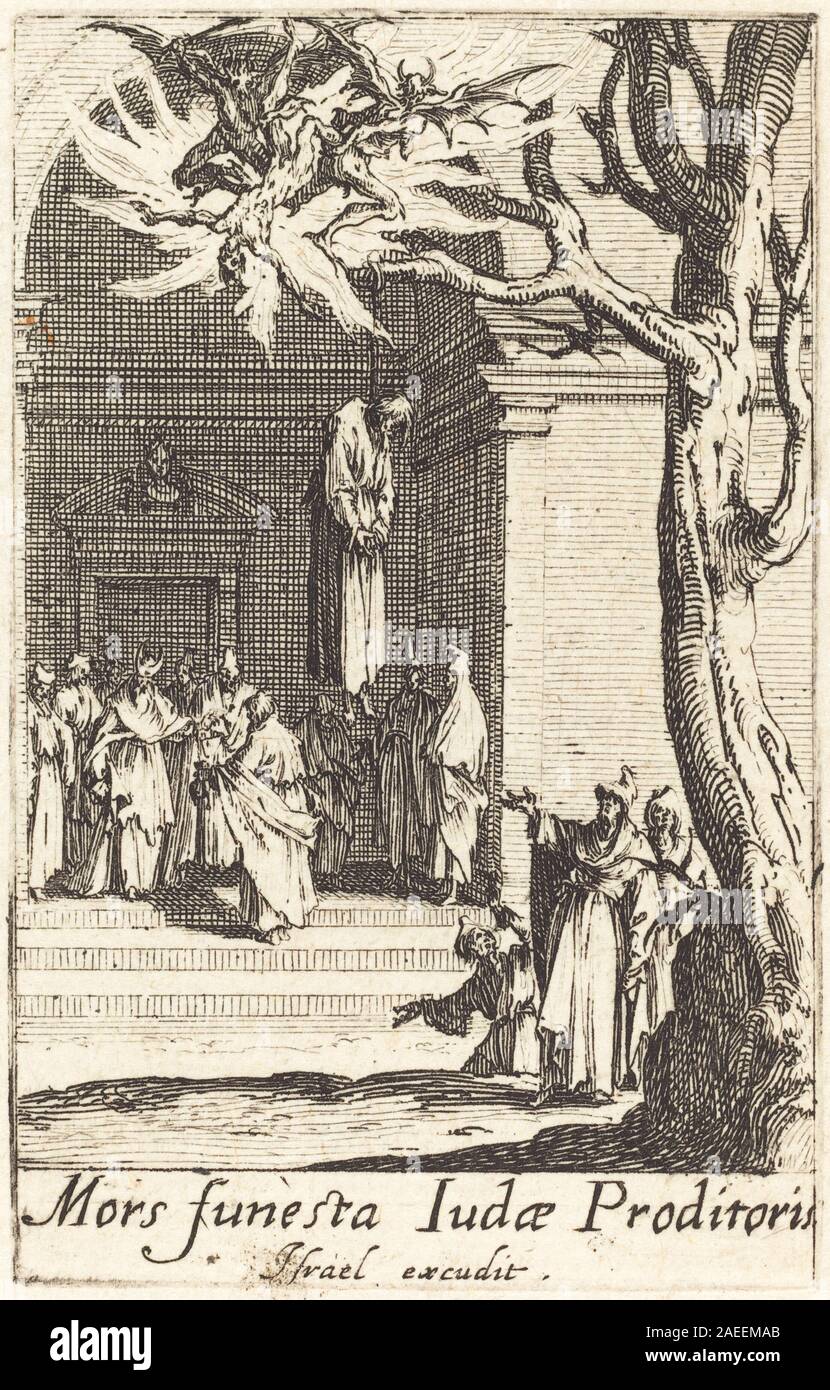 Jacques Callot, la mort de Judas, c 1634-1635 la mort de Judas ; c. 1634/1635 Banque D'Images