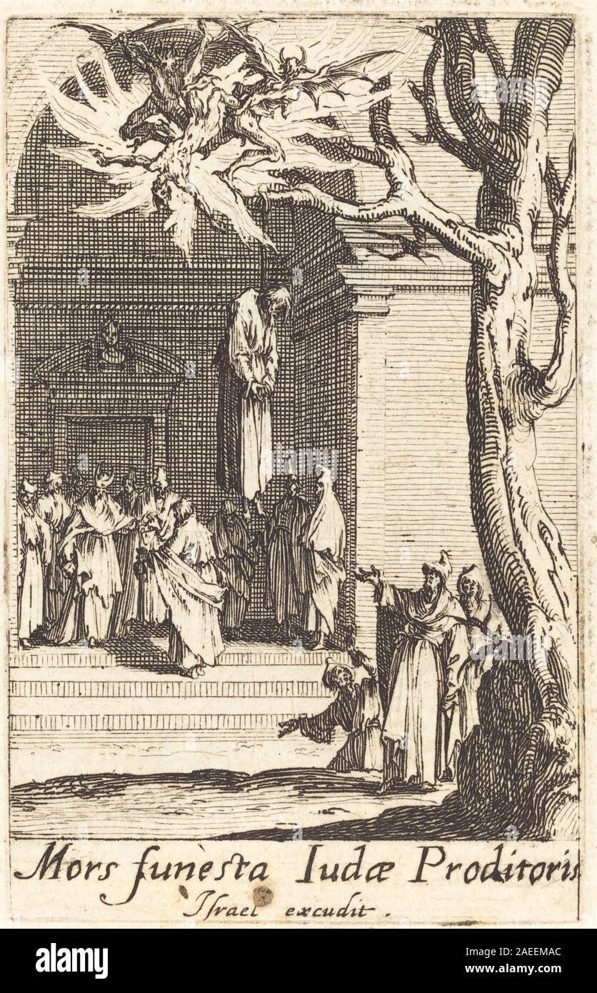 Jacques Callot, la mort de Judas, c 1634-1635 la mort de Judas ; c. 1634/1635 Banque D'Images