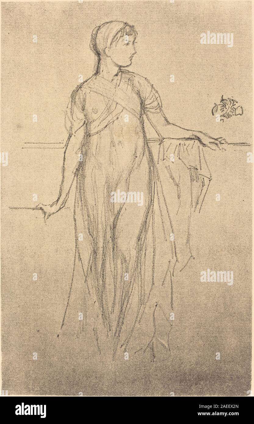 James McNeill Whistler, étude, Étude 1879 ; 1879date Banque D'Images