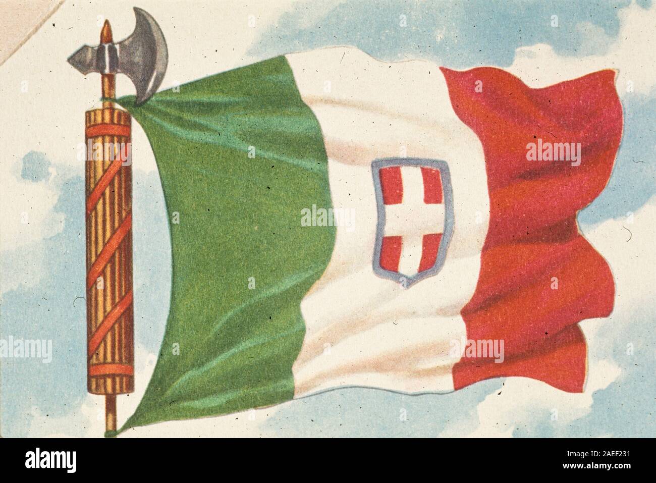 Drapeau italien fasciste Banque D'Images