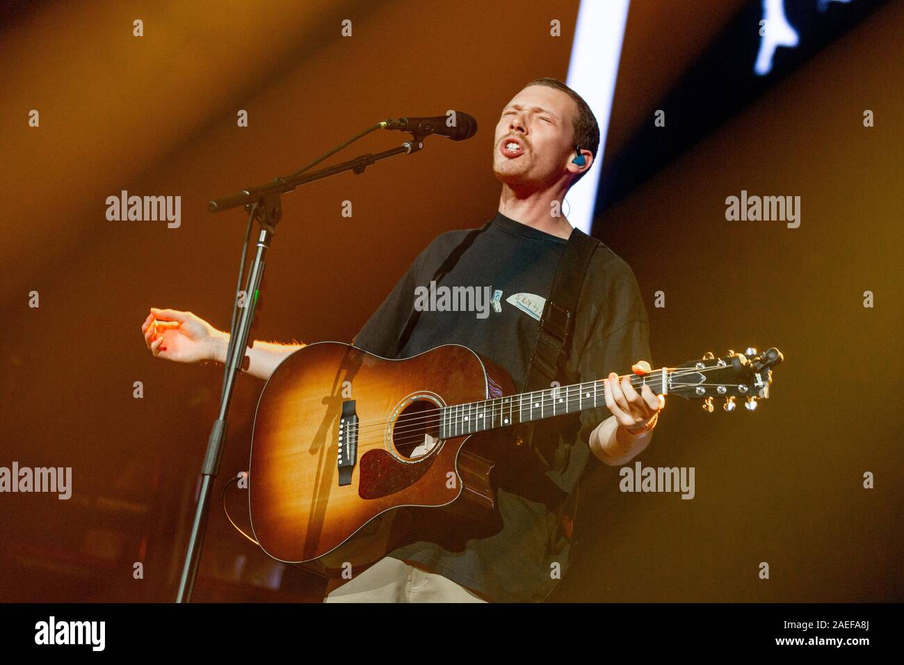 8 décembre 2019, Anaheim, Californie, États-Unis : MATT MAESON pendant l'Absolut KROQ Acoustic presque concert de Noël à Honda Center d'Anaheim, Californie (crédit Image : © Daniel DeSlover/Zuma sur le fil) Banque D'Images