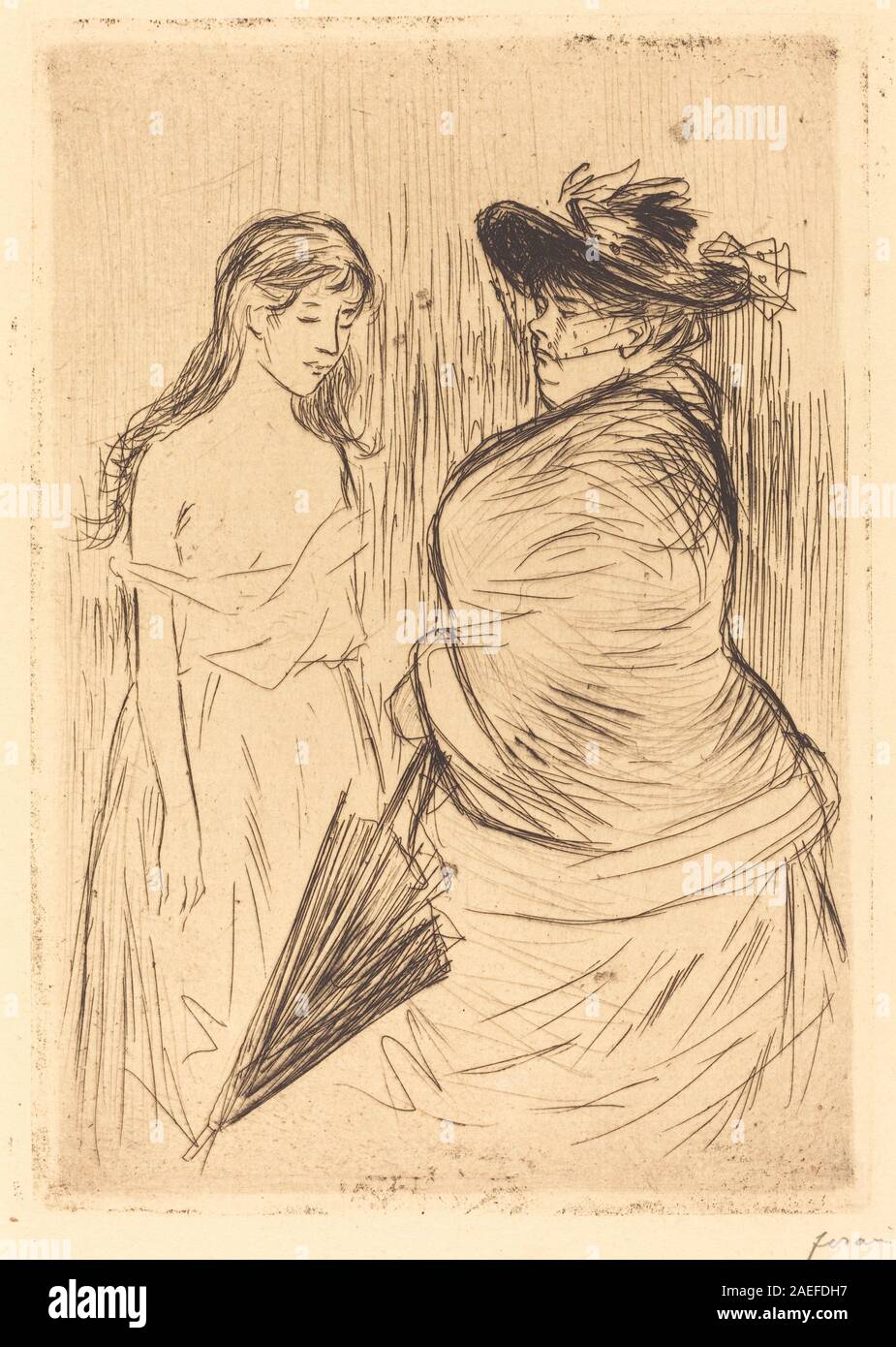 Jean-Louis Forain, la traite des blanches, 1886, la traite des blanches ; 1886date Banque D'Images