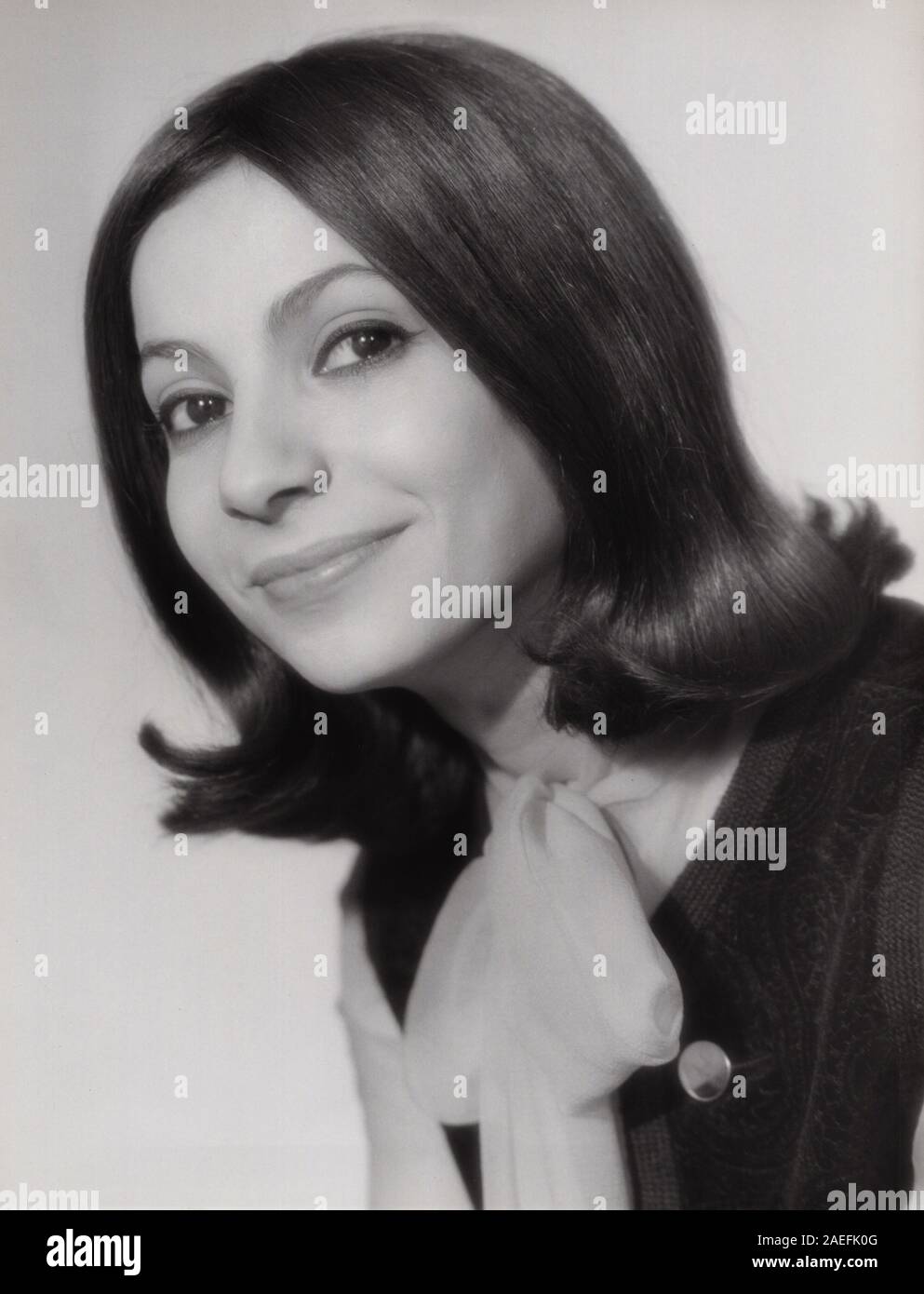 Esther Ofarim, Teil des Gesangsduos Israël aus Deutschland, um 1968. Esther Ofarim, une partie de la le duo d'Israël, de l'Allemagne autour de 1968. Banque D'Images