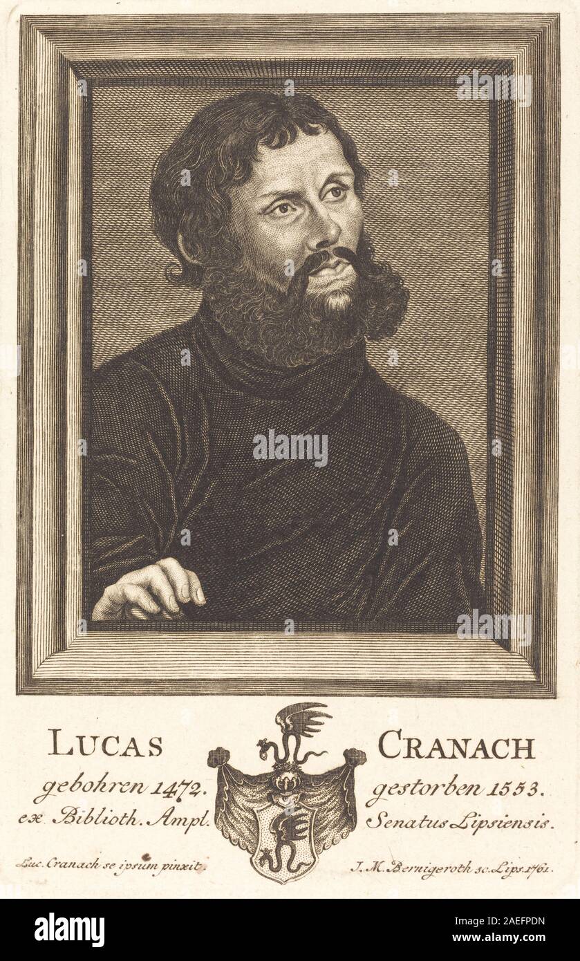 Johann Martin Bernigeroth, Lucas Cranach, Lucas Cranach 1761 ; 2377date Banque D'Images