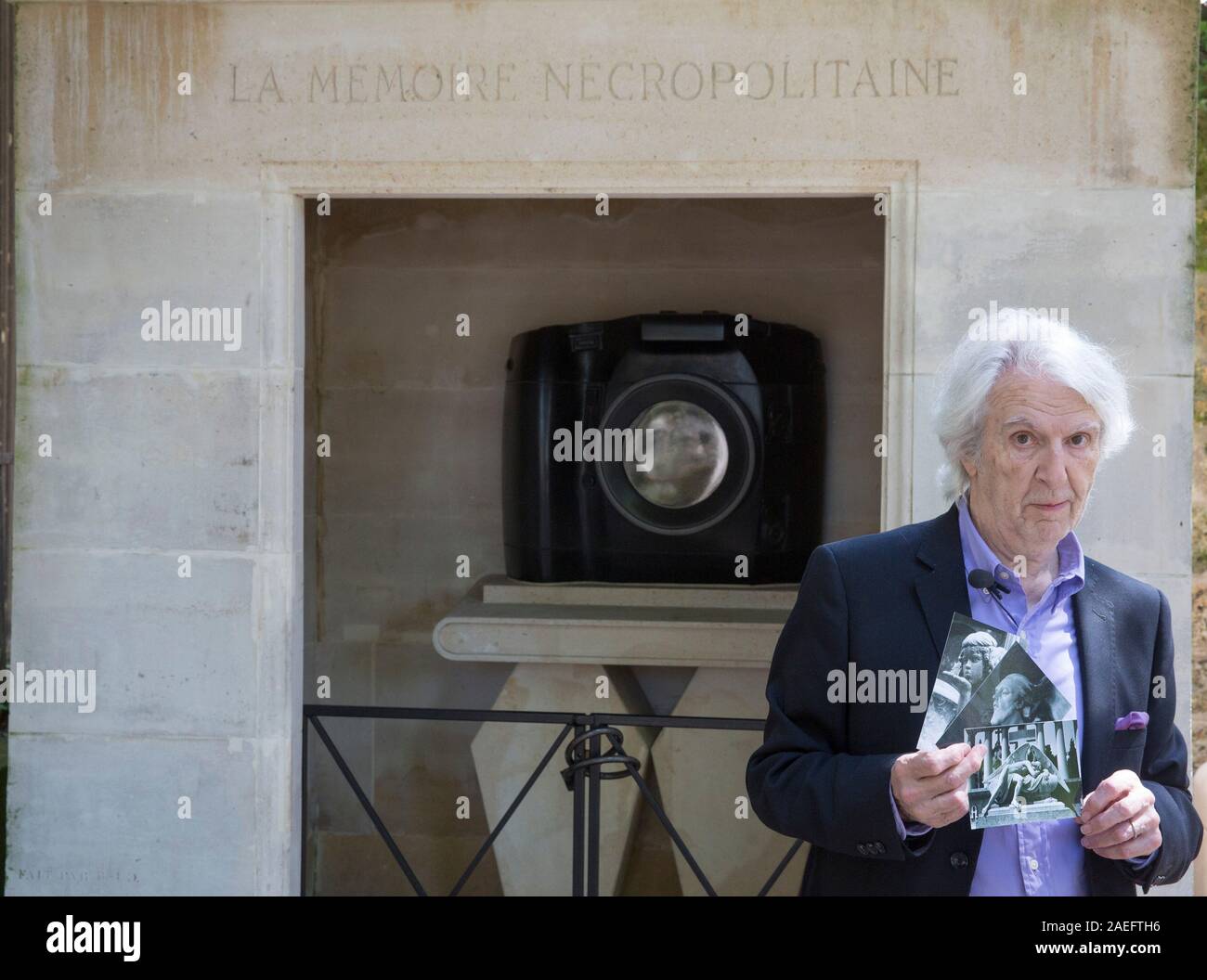 Cimetière du Père-Lachaise, tombes célèbres, PARIS Banque D'Images