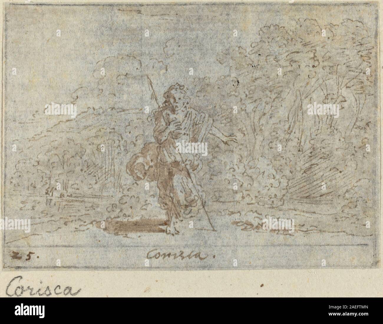 Johann Wilhelm Baur, Corisca, 1640 ; Corisca date des années 1640 Banque D'Images