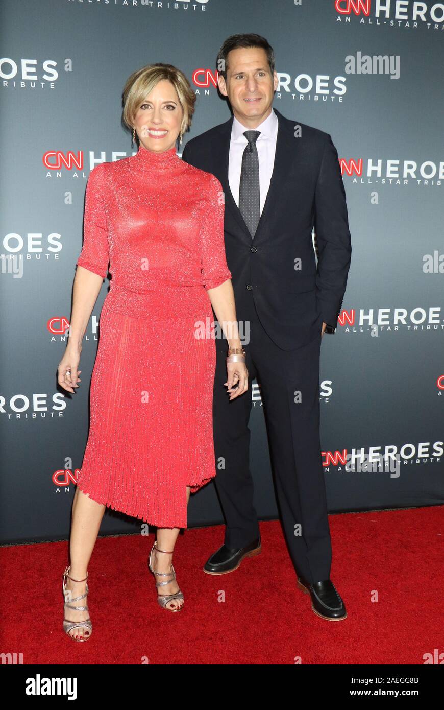 New York, NY, USA. 8e déc, 2019. Alisyn Camerota et John Berman à la 13e édition de la CNN Heroes : An All-Star Tribute à l'American Museum of Natural History à New York le 8 décembre 2019. Credit : Rw/media/Alamy Punch Live News Banque D'Images