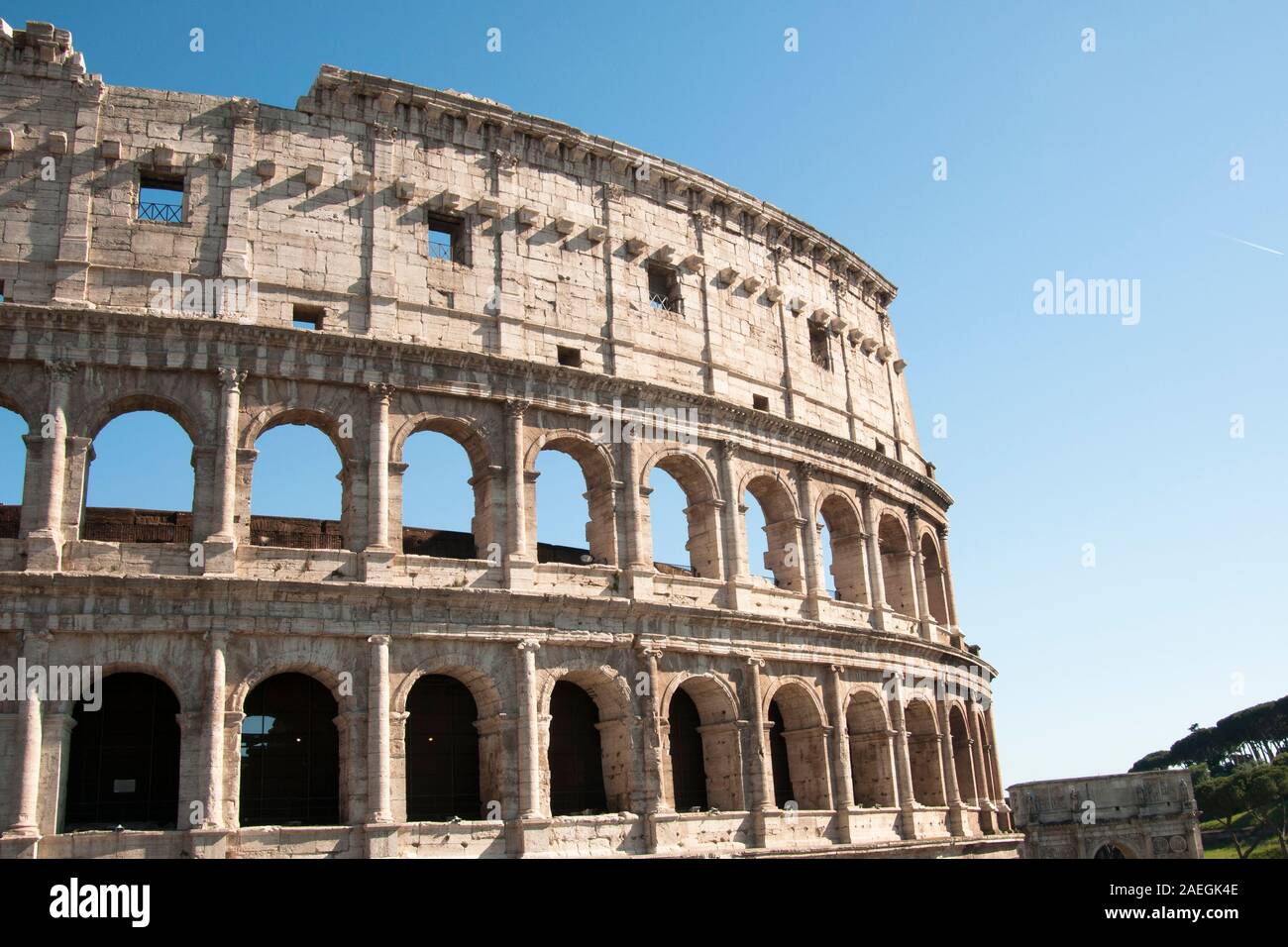 Coliseum durant la journée Banque D'Images