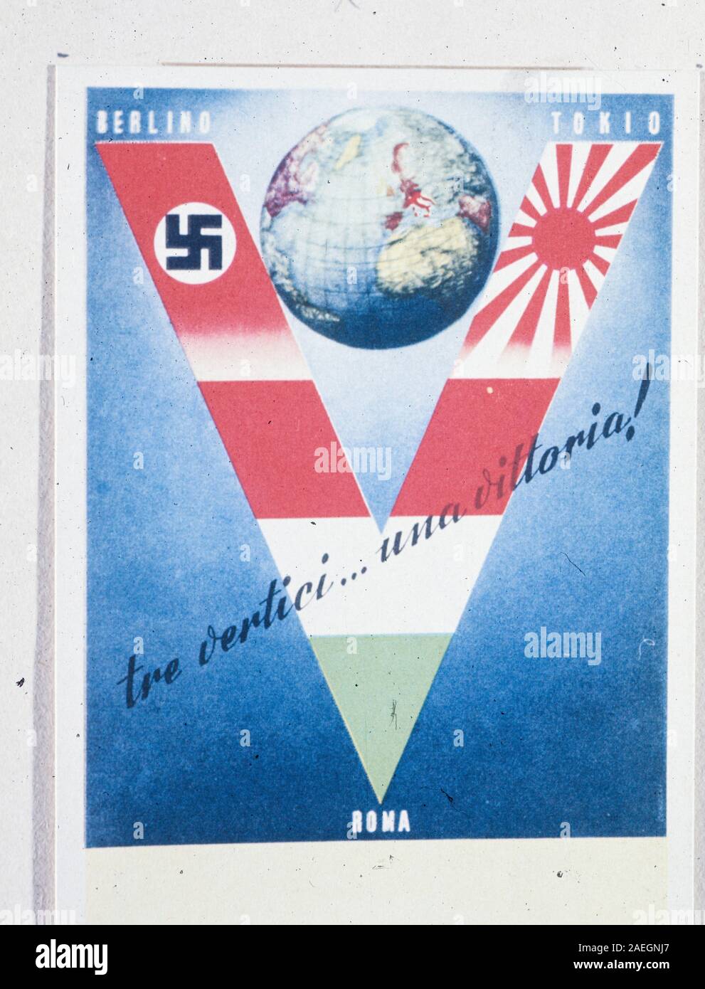 Rome-Berlin-Tokyo, axe 1940 Banque D'Images