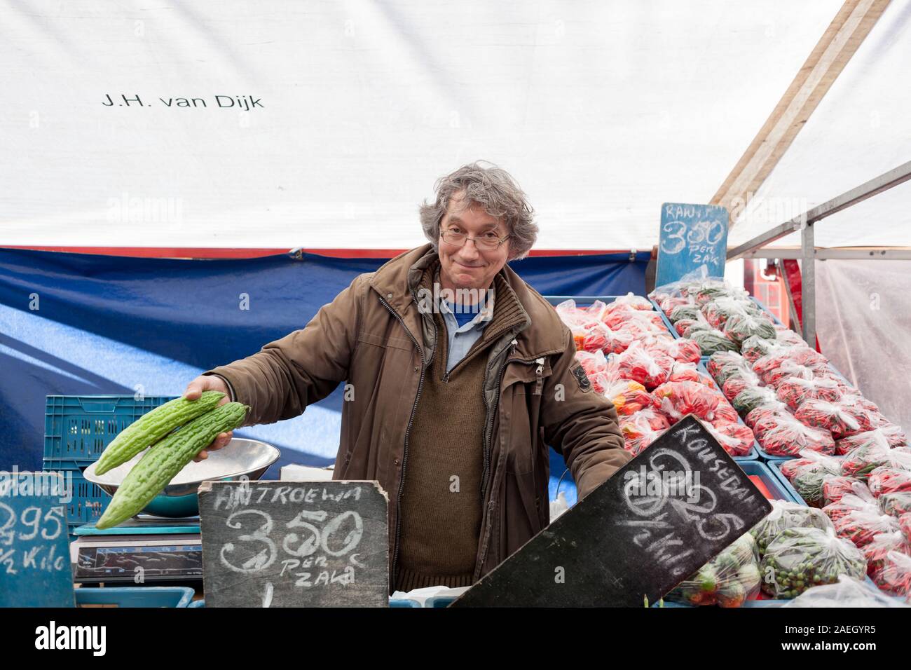 Marché Albert Cuyp, Amsterdam Banque D'Images