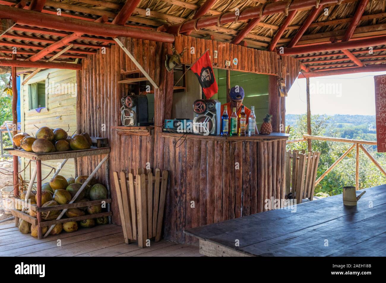 Viñales, Pinar del Rio, Cuba, l'Amérique du Nord Banque D'Images