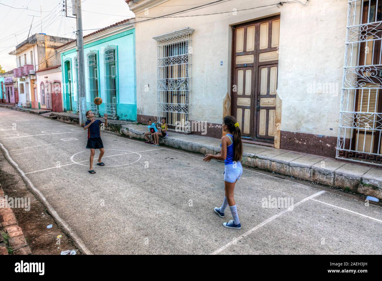 Remedios, Villa Clara, Cuba, l'Amérique du Nord Banque D'Images
