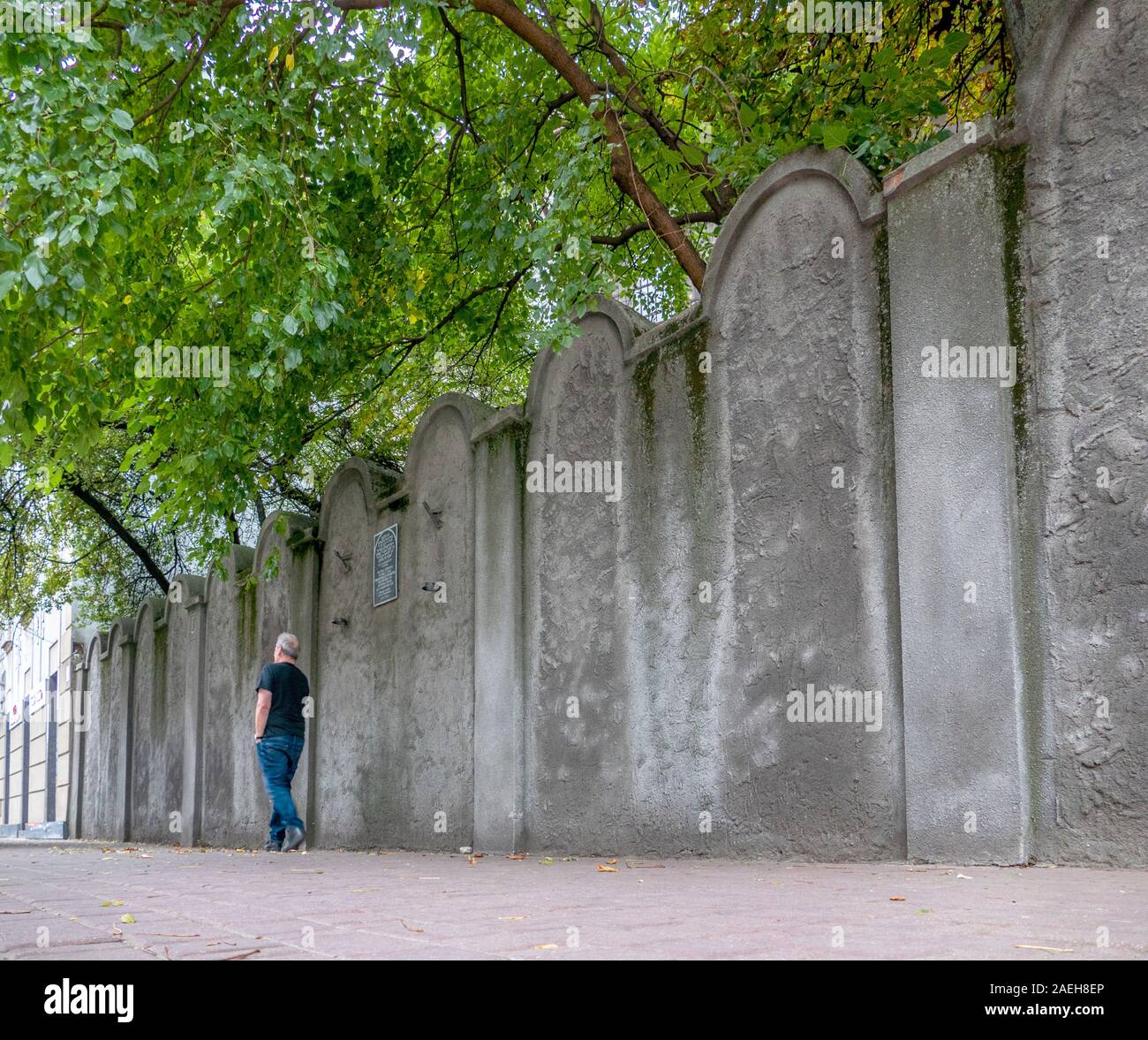 Vestiges de l'Krak-w Ghetto créé par l'Allemagne nazie pendant l'occupation de la Pologne dans la seconde guerre mondiale. Utilisé pour l'exploitation, de la terreur, et persecuti Banque D'Images