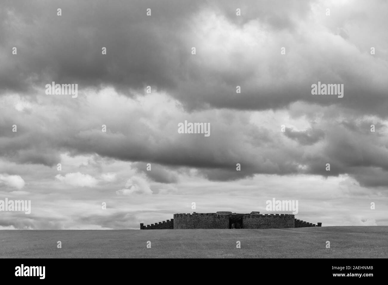 La descente, Downhill House, comté de Londonderry, Irlande Banque D'Images