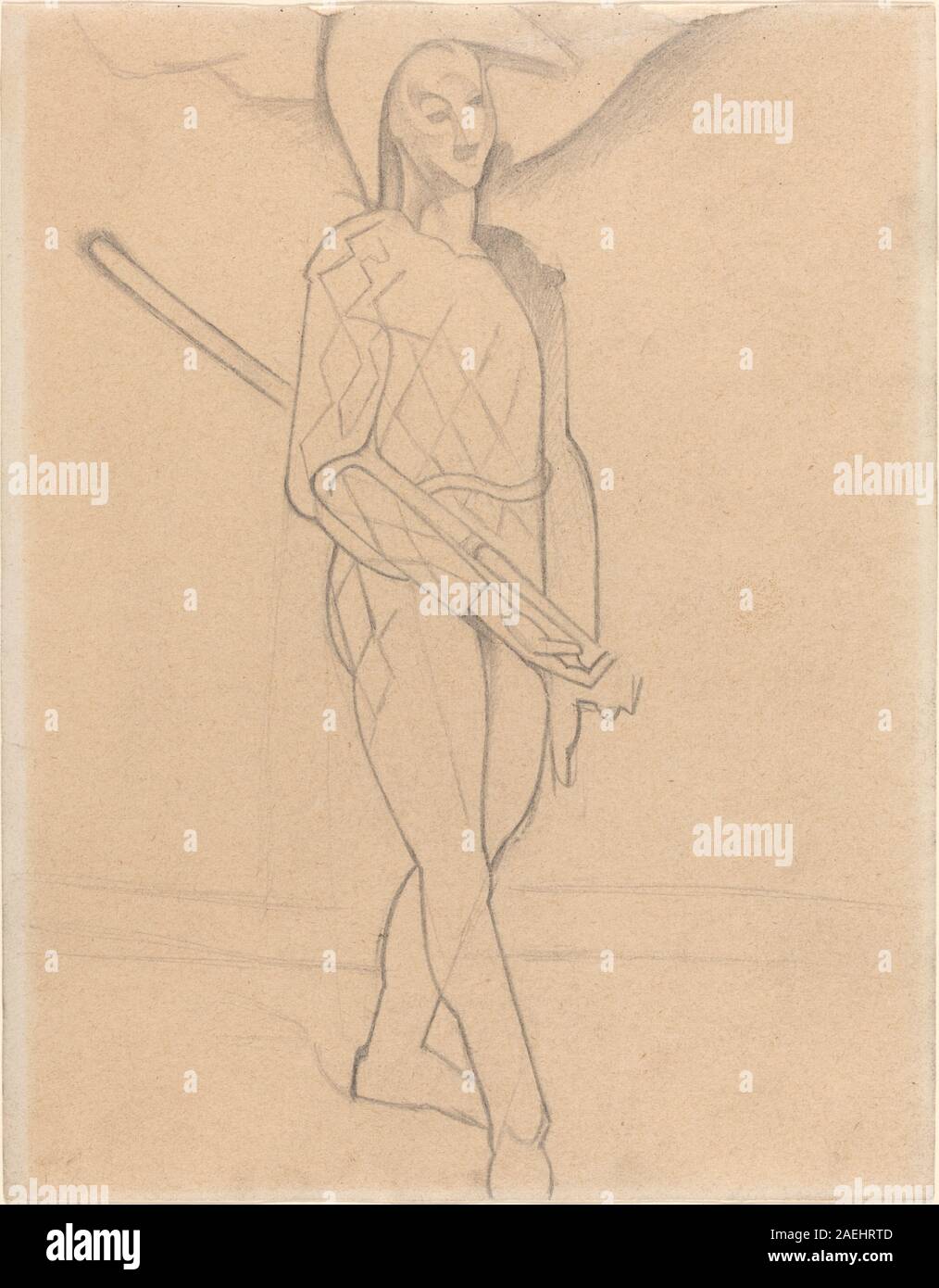 Juan Gris après Paul Cézanne, Arlequin, 1916 ; Arlequin 2816date Banque D'Images