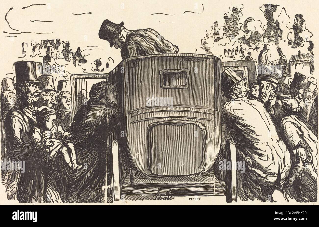 Julien Antoine Peulot après Honoré Daumier, Exposition universelle - L'Etranger trouve toutes les facilites critères souhaitables, 1867 Exposition universelle : L'Etranger trouve toutes les facilites critères souhaitables... ; 1867date Banque D'Images