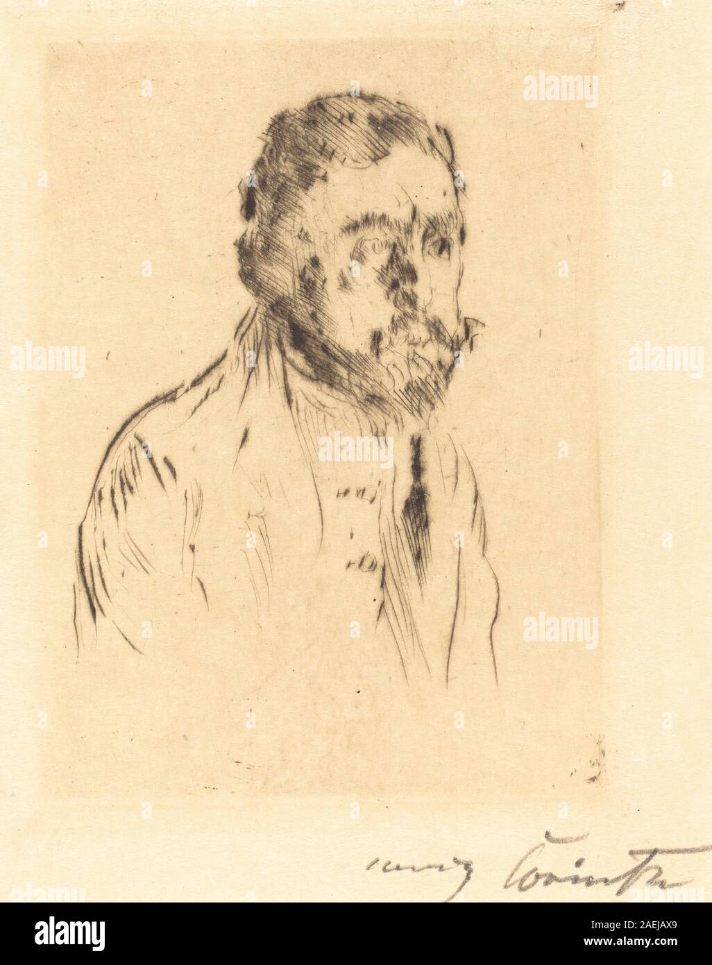 Lovis Corinth, Hermann Struck (Bildnisstudie H St), 1920 Hermann Struck (Bildnisstudie H. St.) ; date de 1920 Banque D'Images